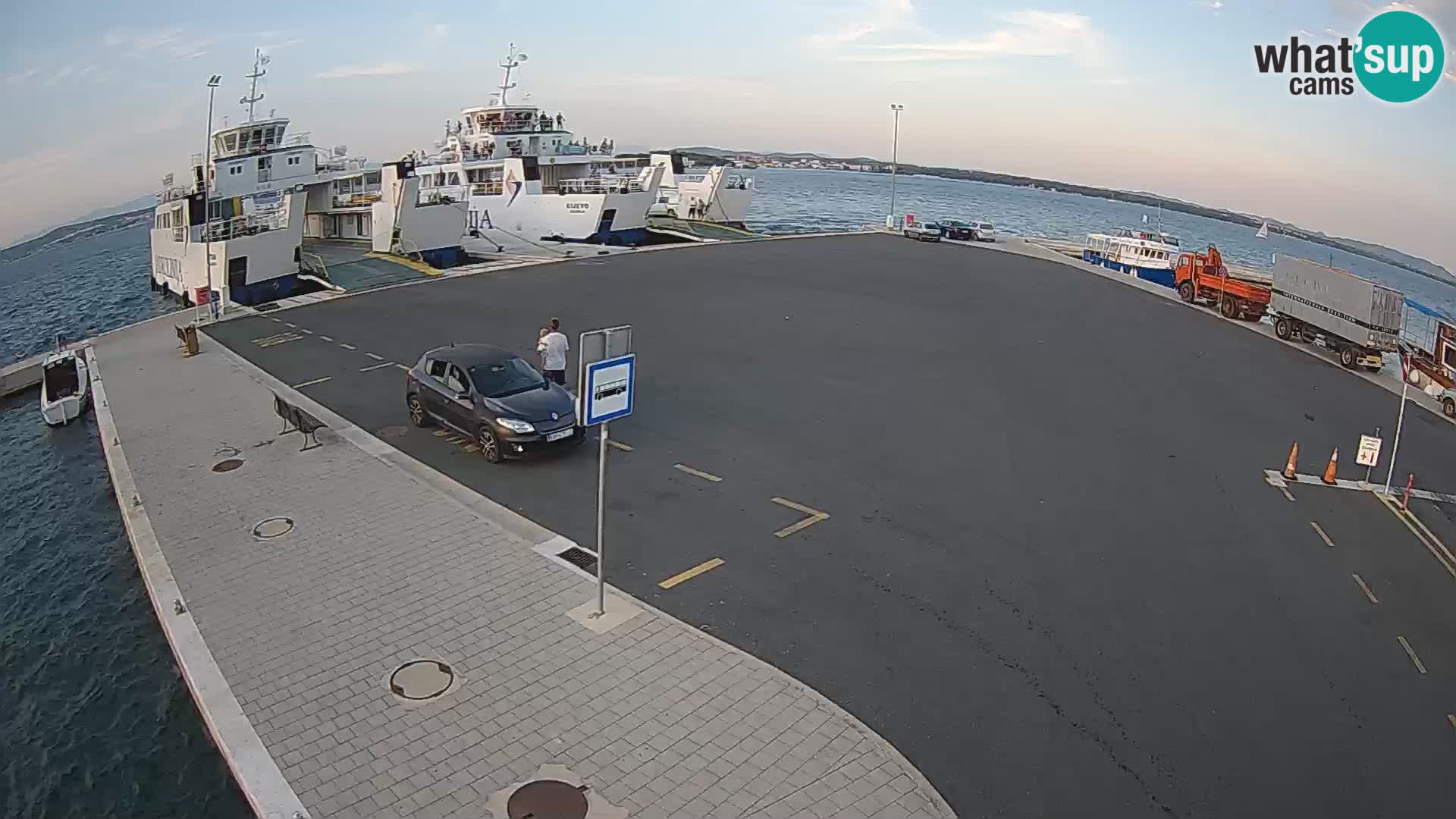 Tkon Live cam – ferry – Dalmatia – Croatia
