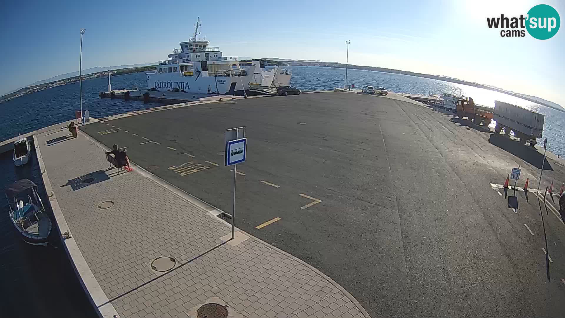 Tkon Live cam – traghetto – Dalmazia – Croazia