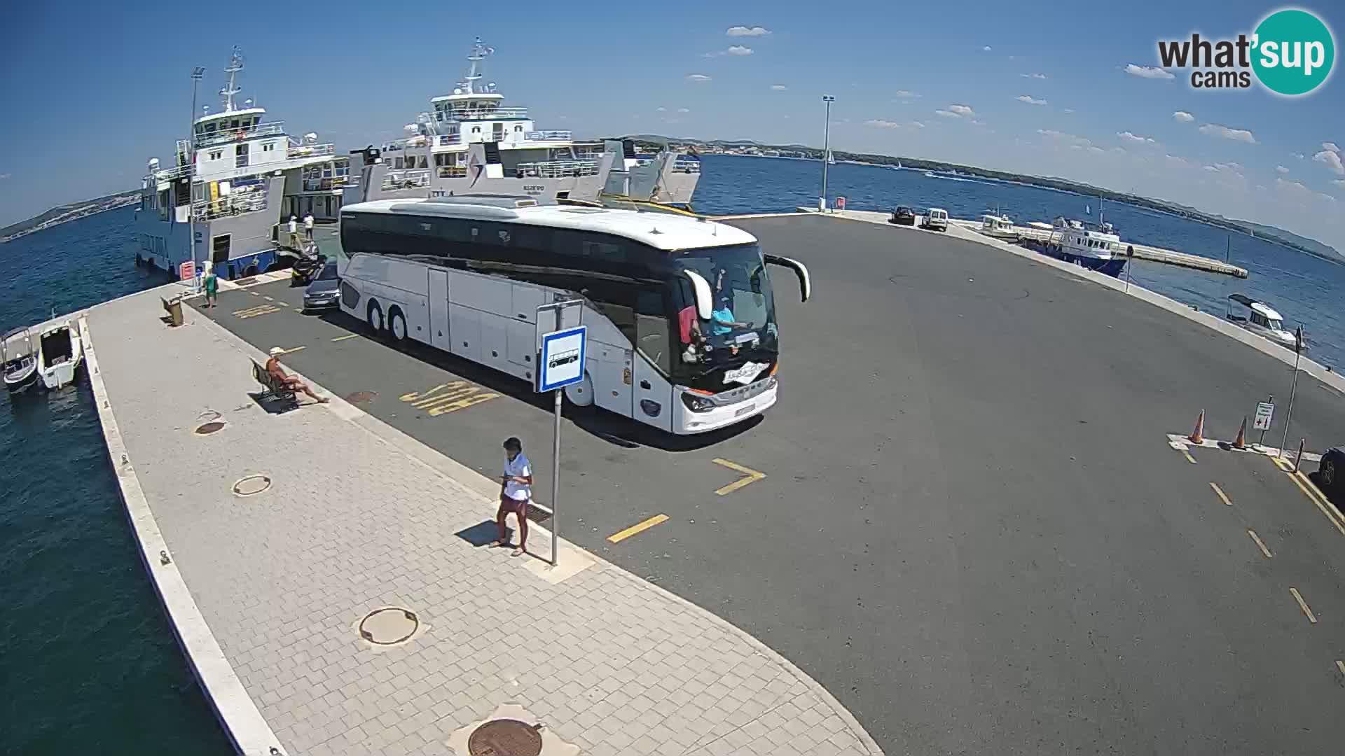 Tkon Live cam – Fähre – Dalmatien – Kroatien