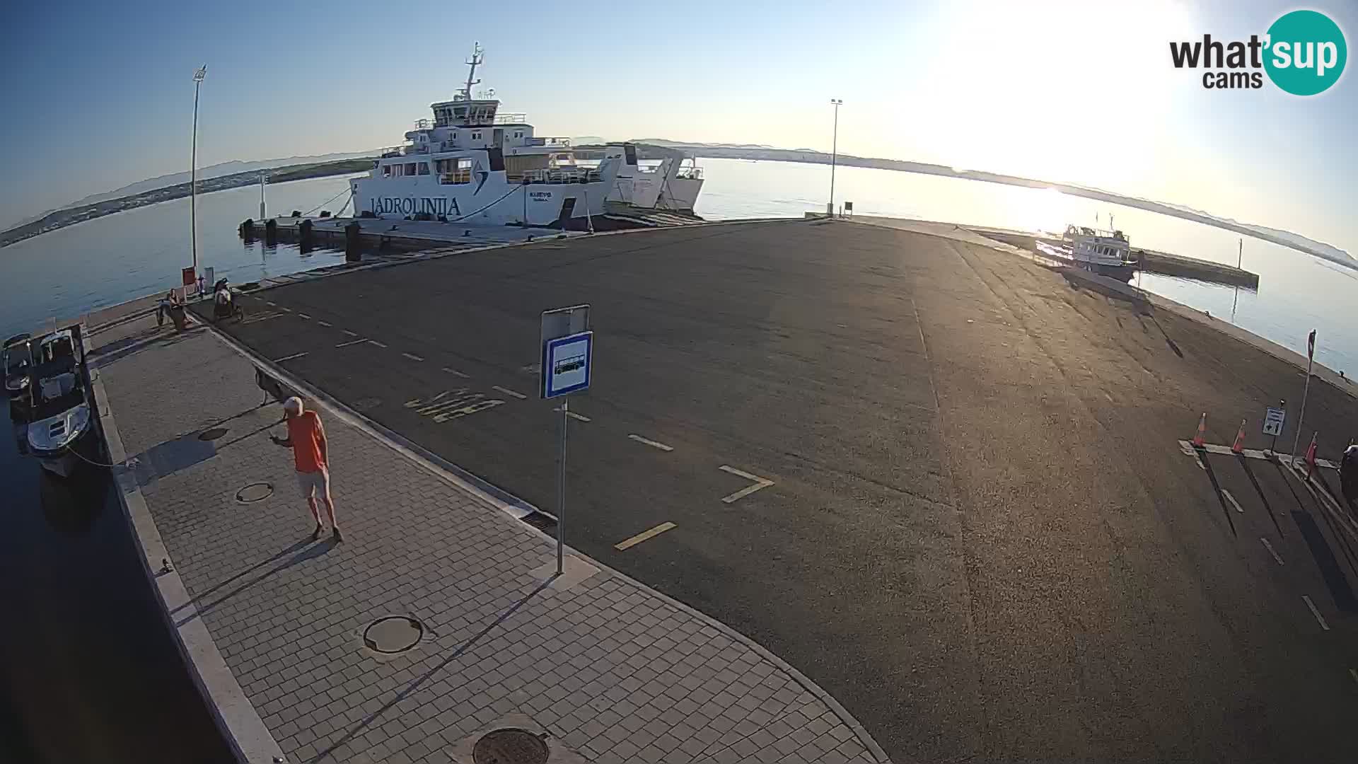 Tkon Live cam – ferry – Dalmatia – Croatia