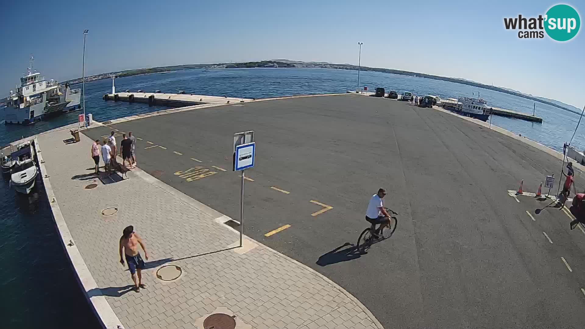 Tkon Live cam – ferry – Dalmatia – Croatia