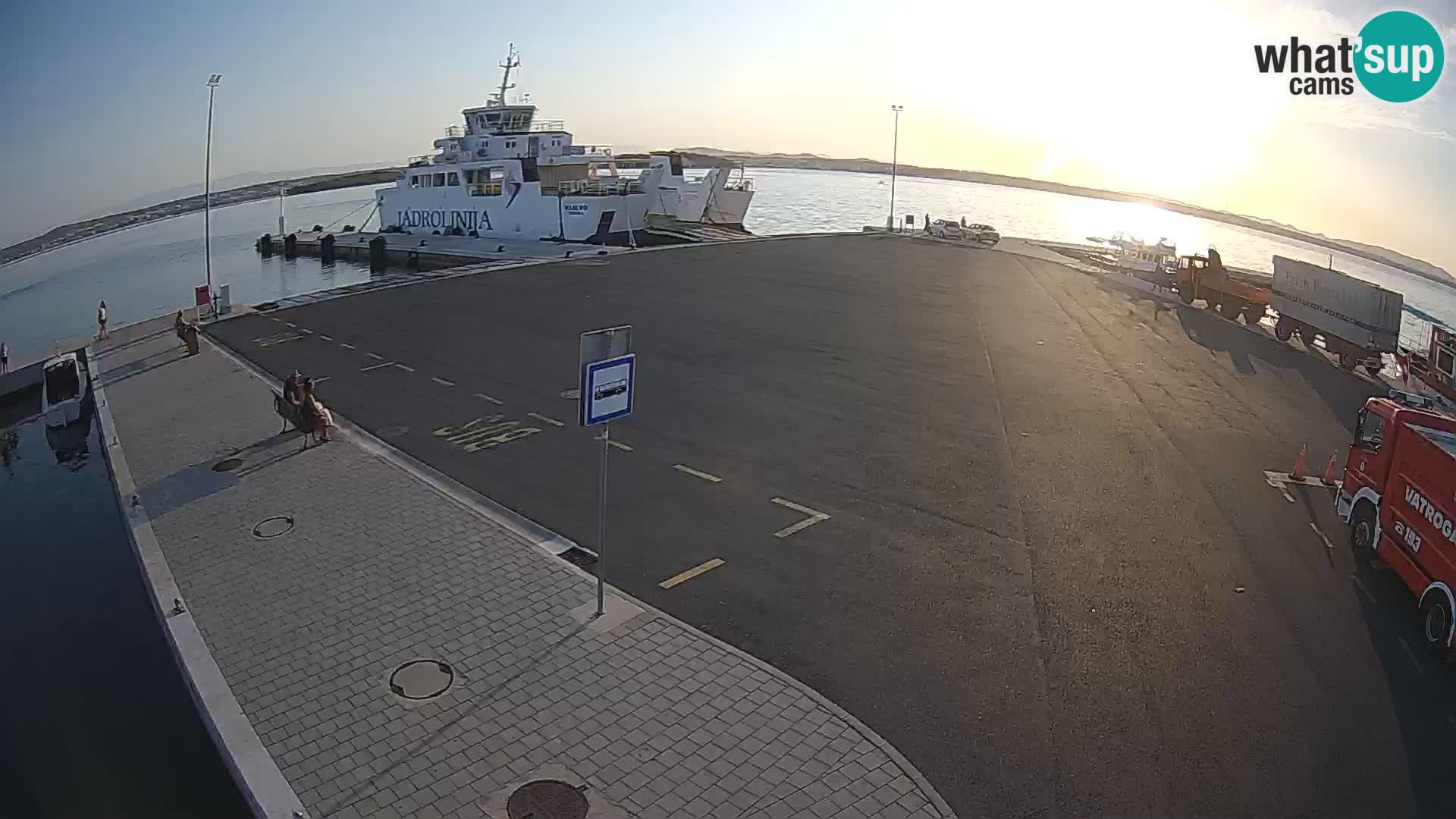 Tkon Live cam – traghetto – Dalmazia – Croazia