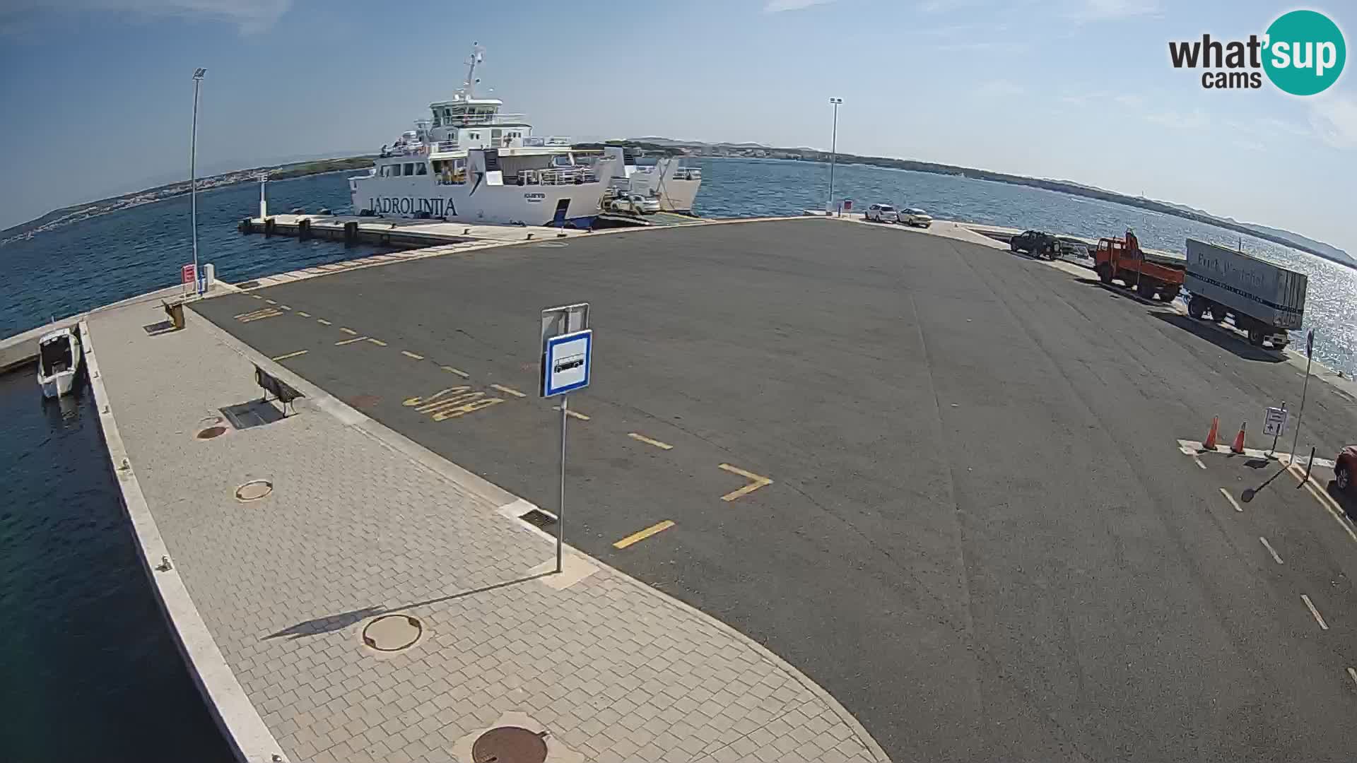 Tkon Live cam – traghetto – Dalmazia – Croazia