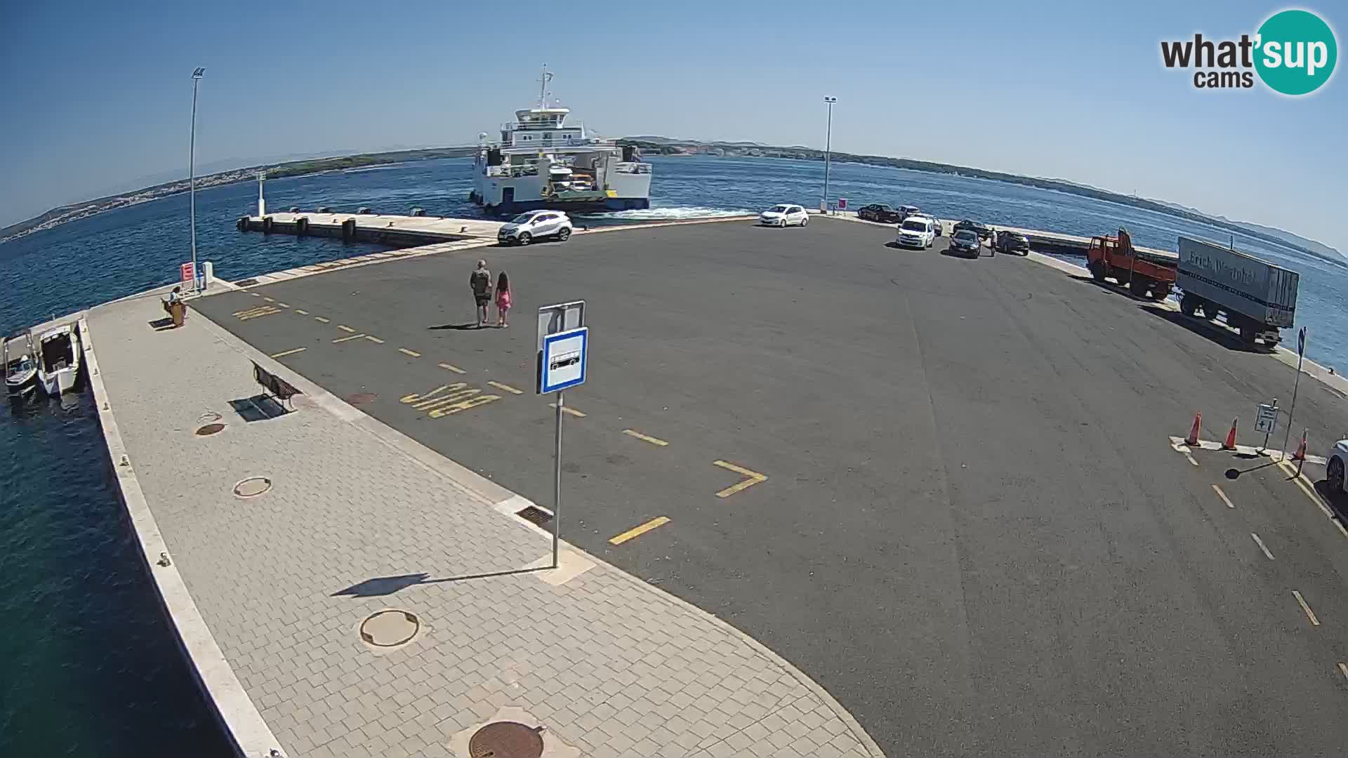Tkon Live cam – Fähre – Dalmatien – Kroatien