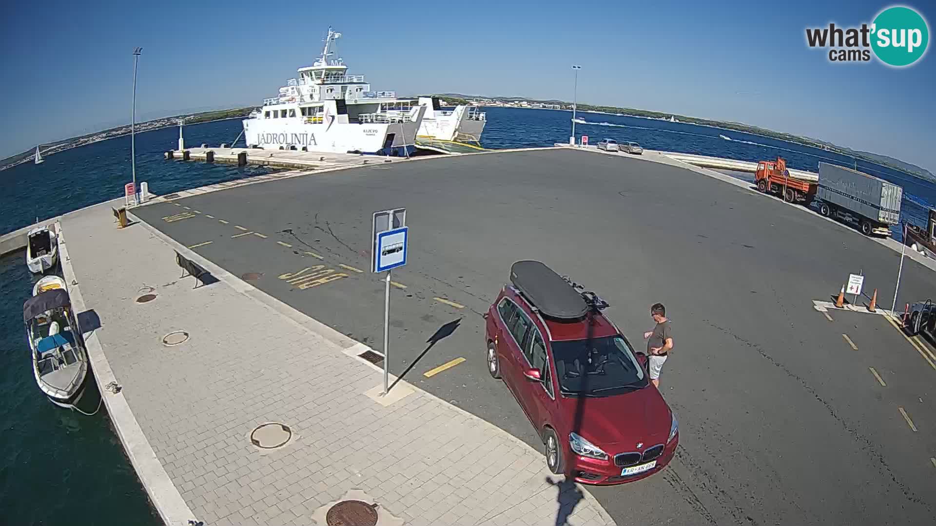 Tkon camera en vivo – Transportar – Dalmacia – Croacia