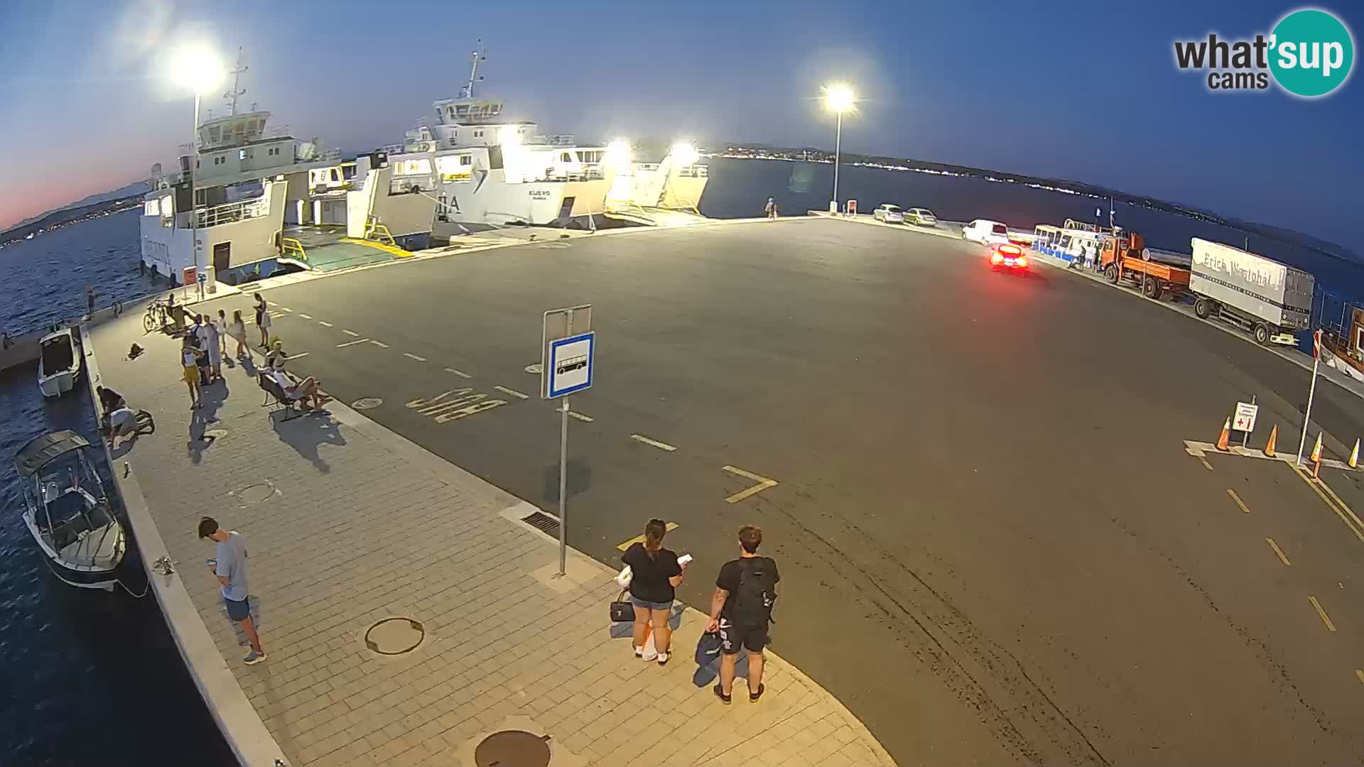 Tkon Live cam – traghetto – Dalmazia – Croazia