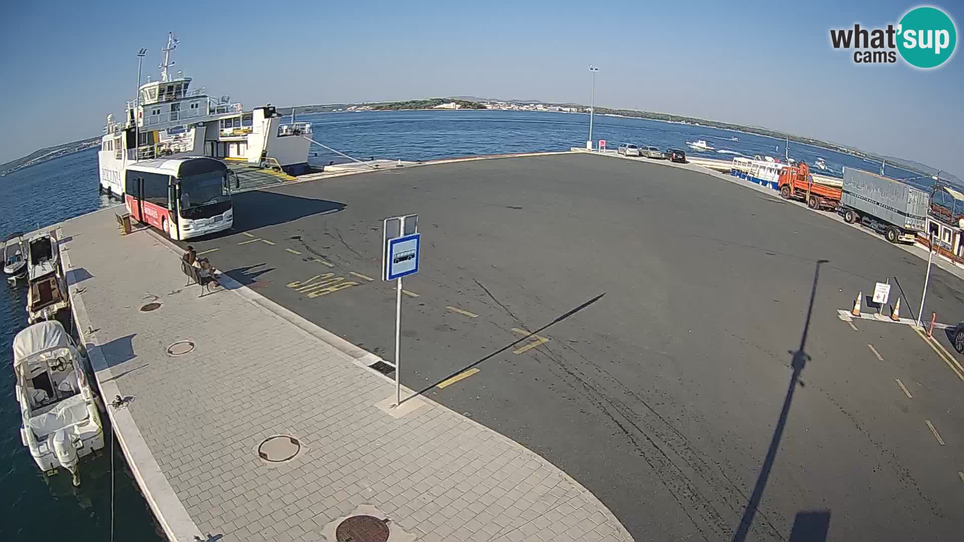 Tkon Live cam – ferry – Dalmatia – Croatia