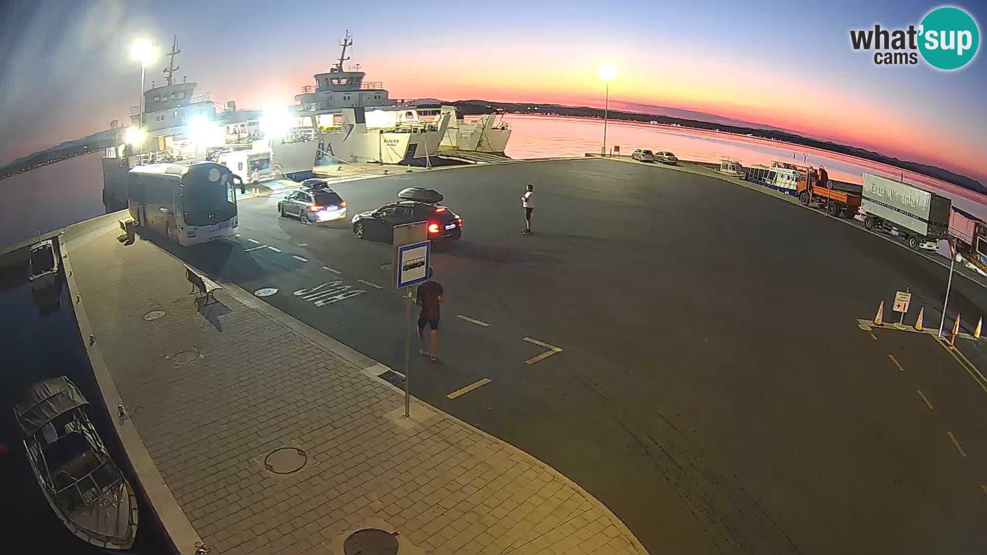 Tkon Live cam – traghetto – Dalmazia – Croazia