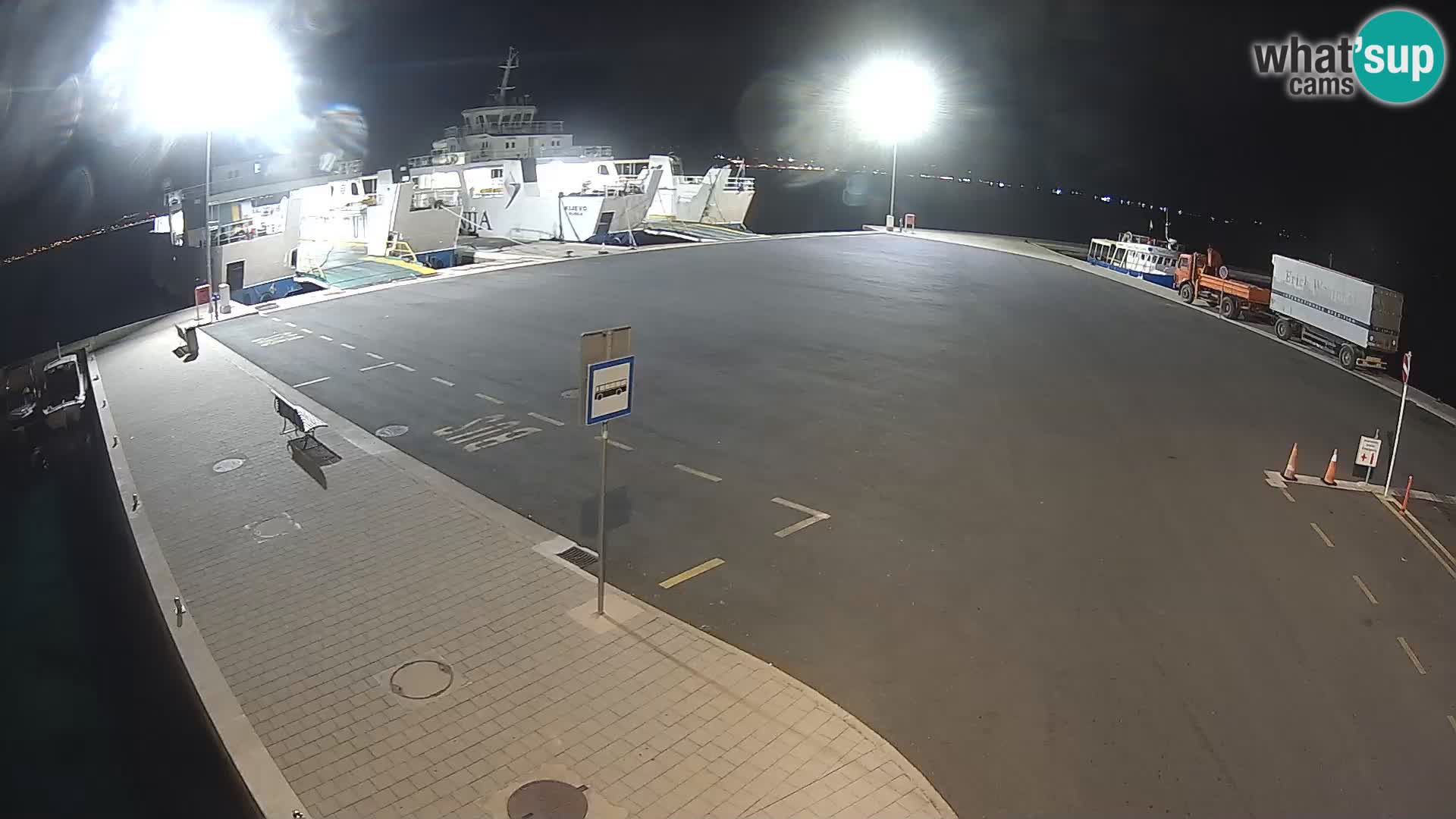 Tkon v živo – trajekt – Dalmacija – Hrvaška
