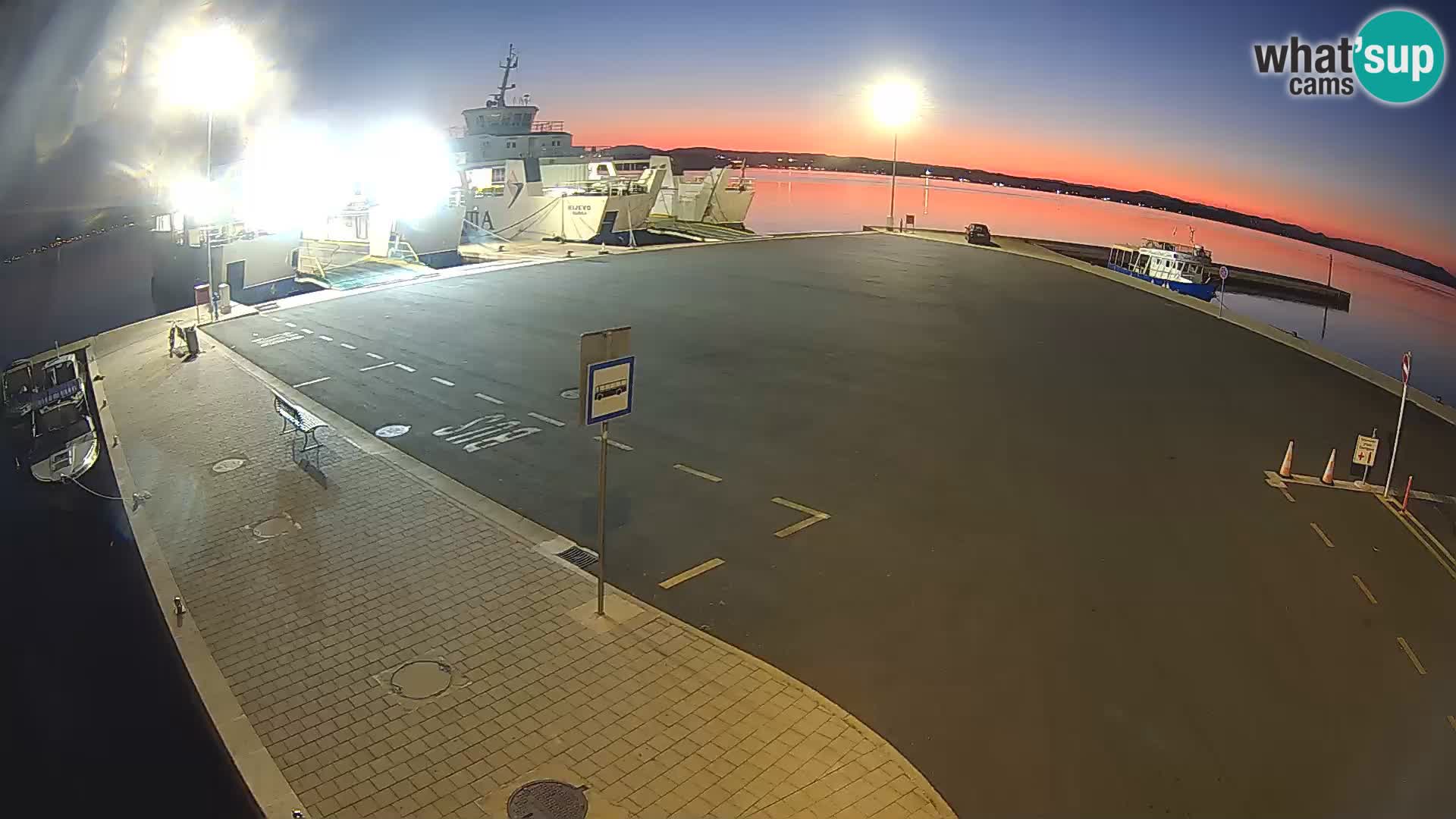 Tkon Live cam – ferry – Dalmatia – Croatia