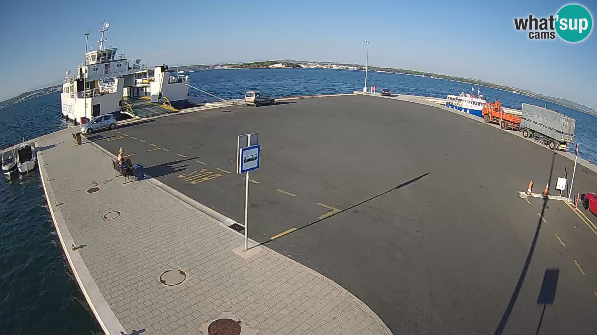 Tkon Live cam – ferry – Dalmatia – Croatia
