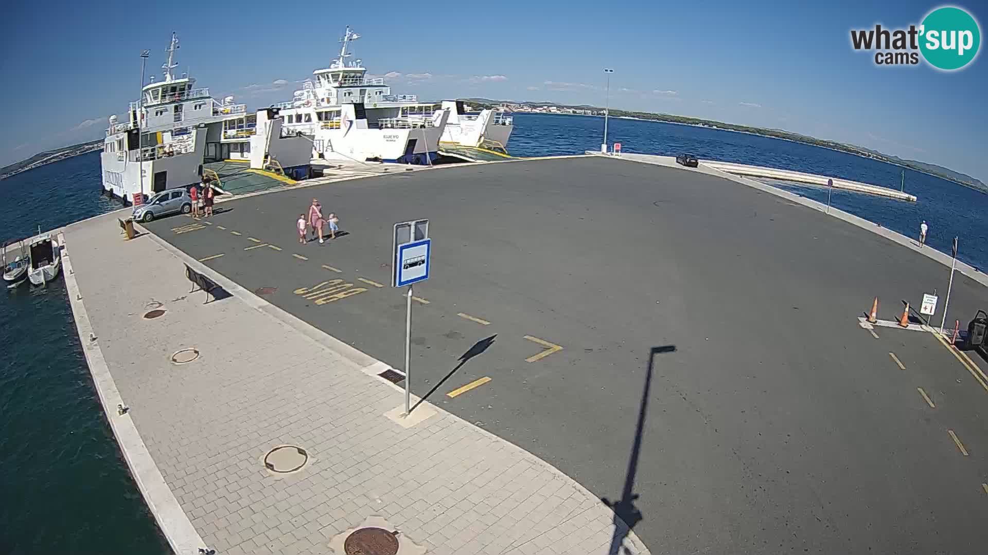 Tkon Live cam – ferry – Dalmatia – Croatia
