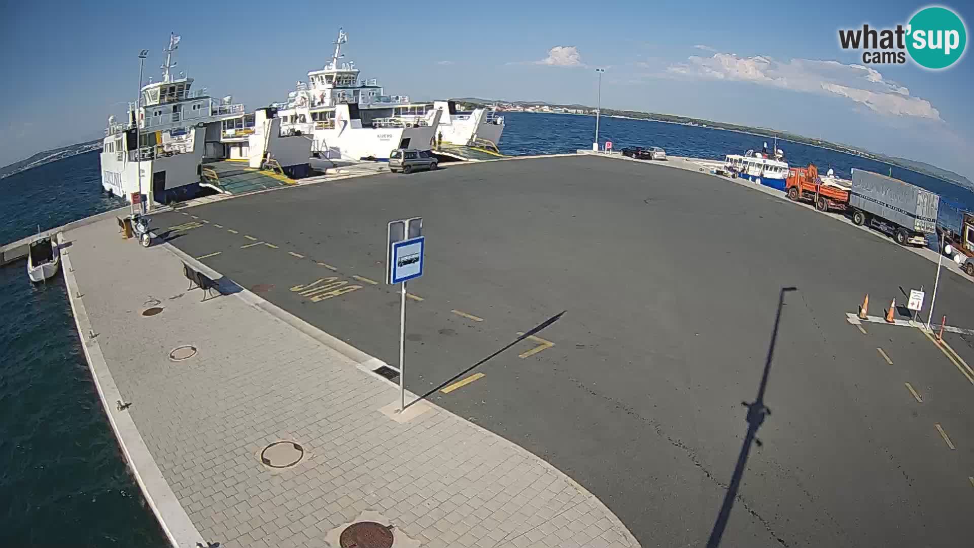 Tkon Live cam – Fähre – Dalmatien – Kroatien