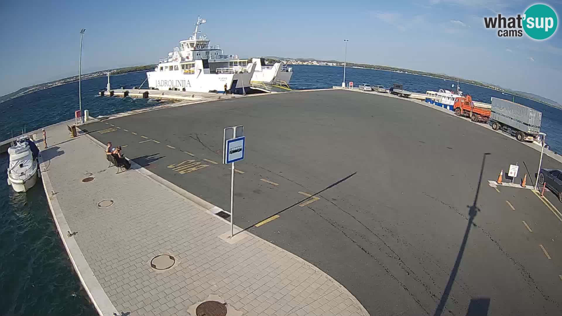 Tkon Live cam – ferry – Dalmatia – Croatia