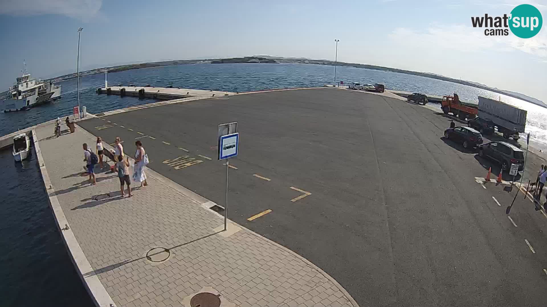 Tkon Live cam – ferry – Dalmatia – Croatia