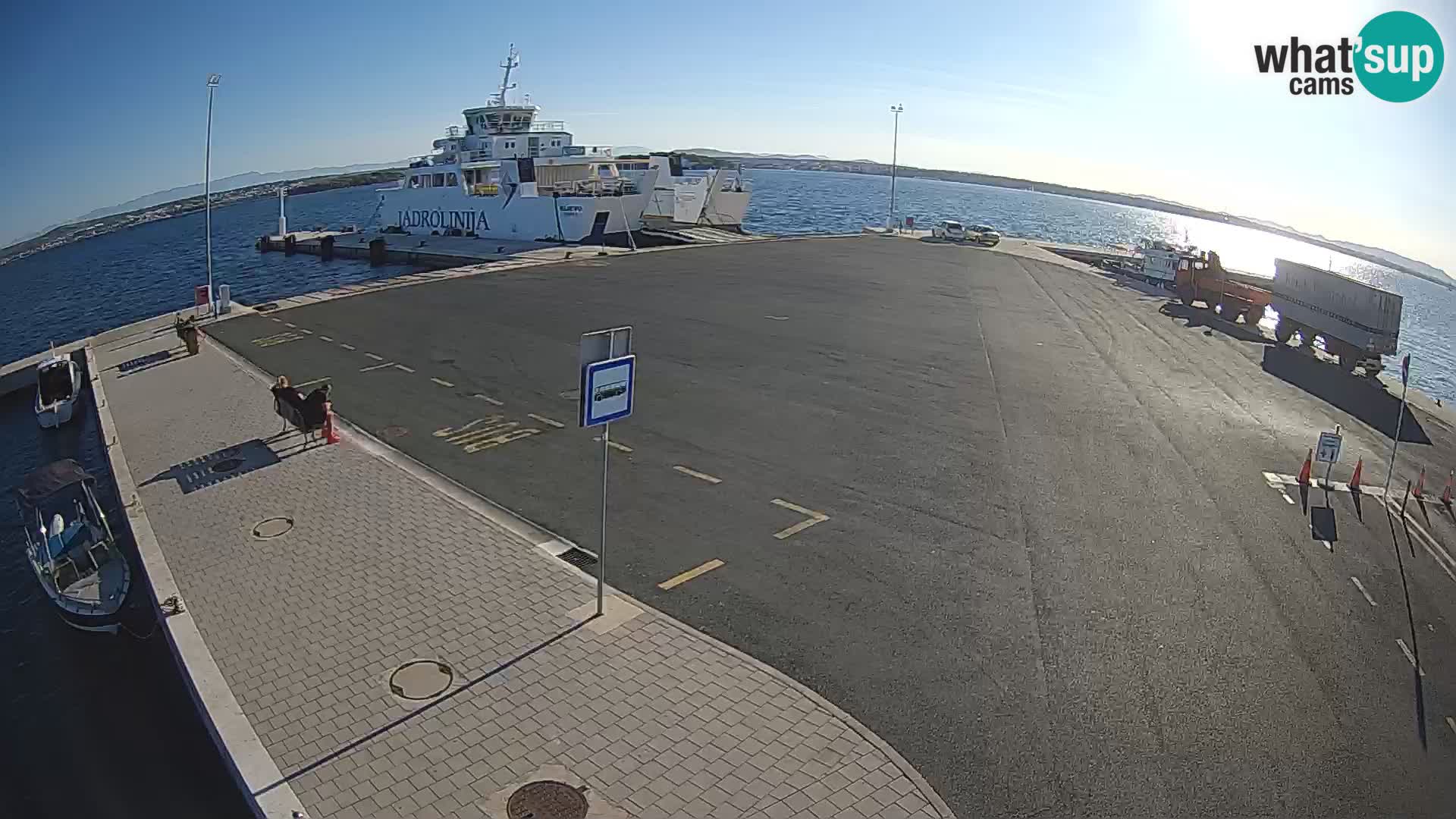 Tkon Live cam – ferry – Dalmatia – Croatia