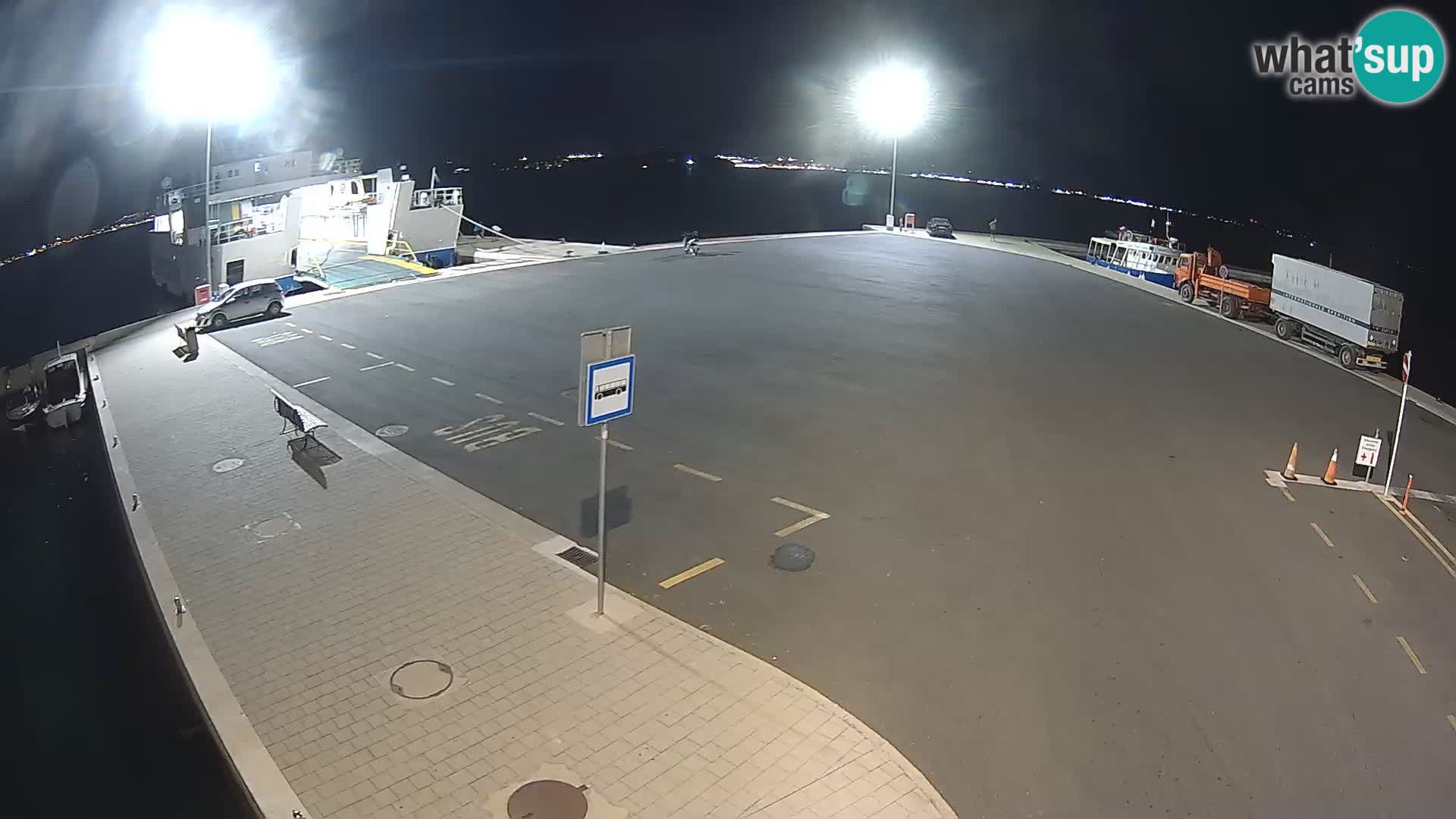 Tkon Live cam – ferry – Dalmatie – Croatie