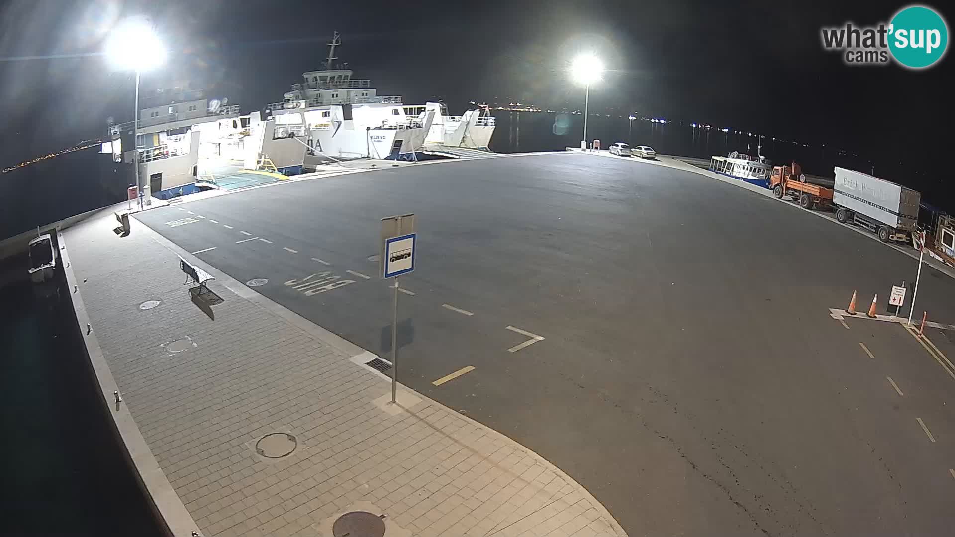 Tkon Live cam – ferry – Dalmatie – Croatie