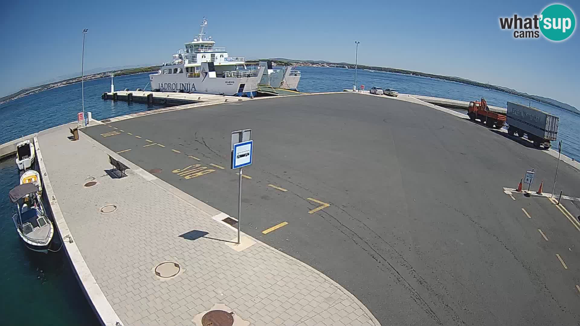 Tkon Live cam – traghetto – Dalmazia – Croazia