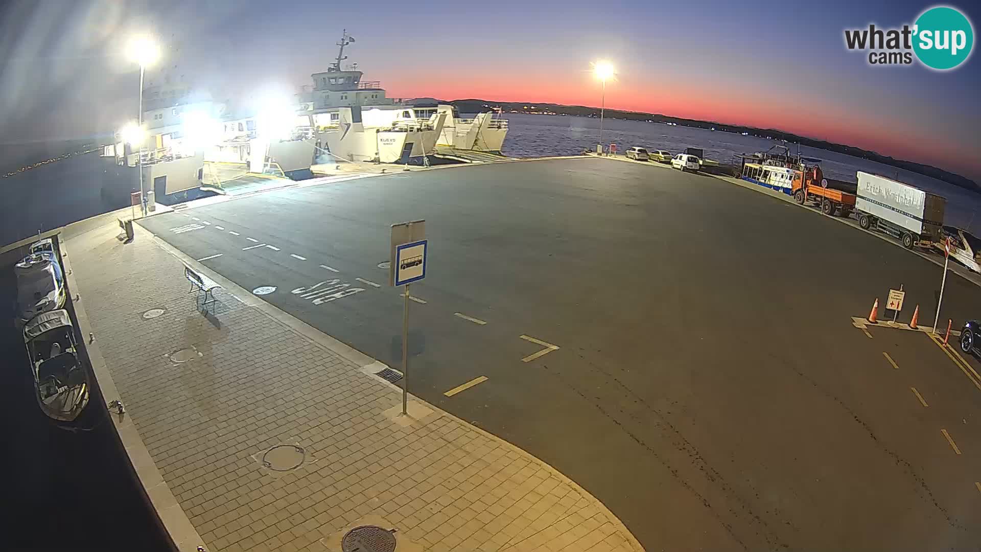 Tkon Live cam – ferry – Dalmatia – Croatia