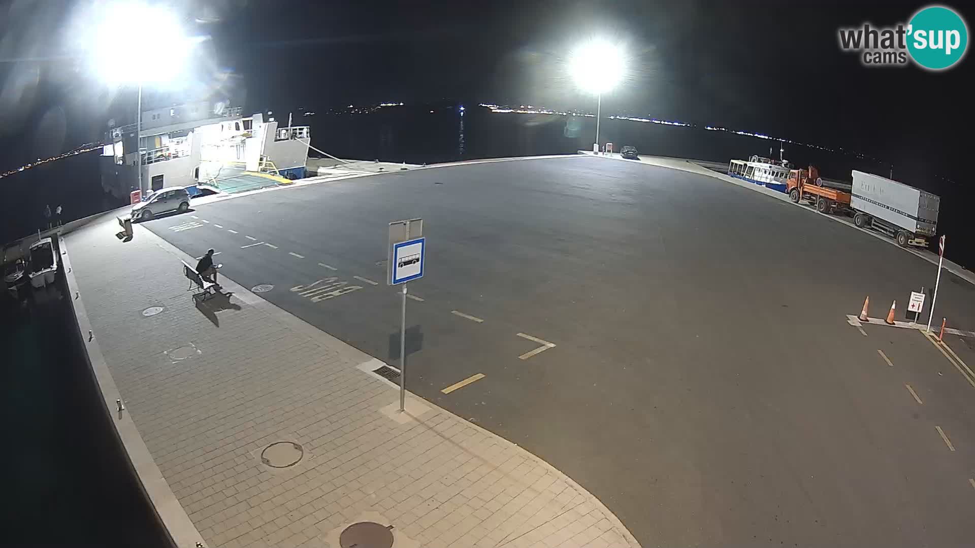 Tkon v živo – trajekt – Dalmacija – Hrvaška