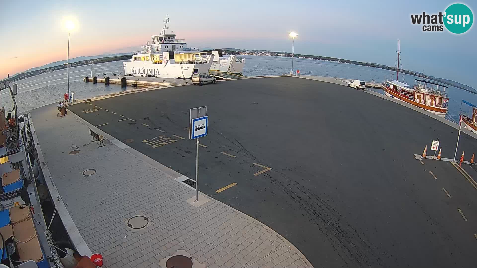 Tkon Live cam – ferry – Dalmatia – Croatia