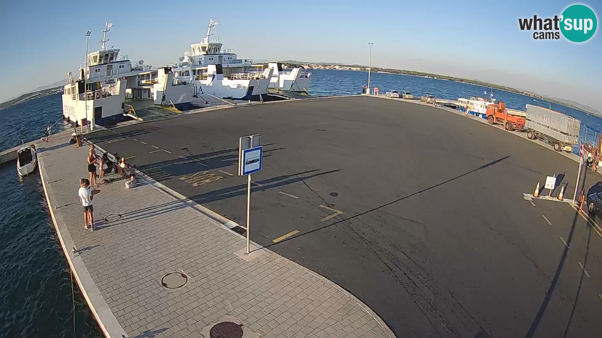Tkon Live cam – Fähre – Dalmatien – Kroatien