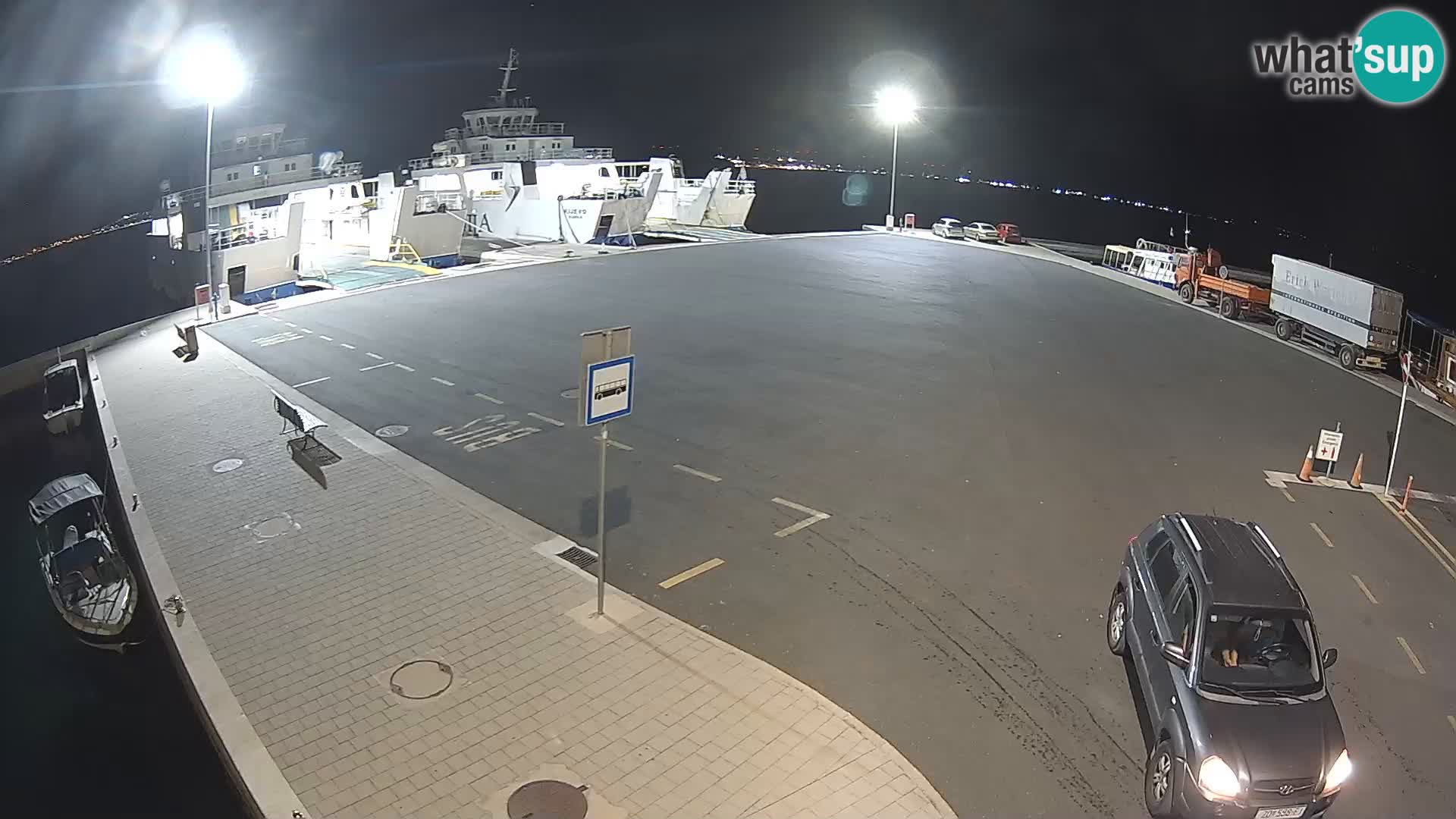 Tkon Live cam – ferry – Dalmatie – Croatie