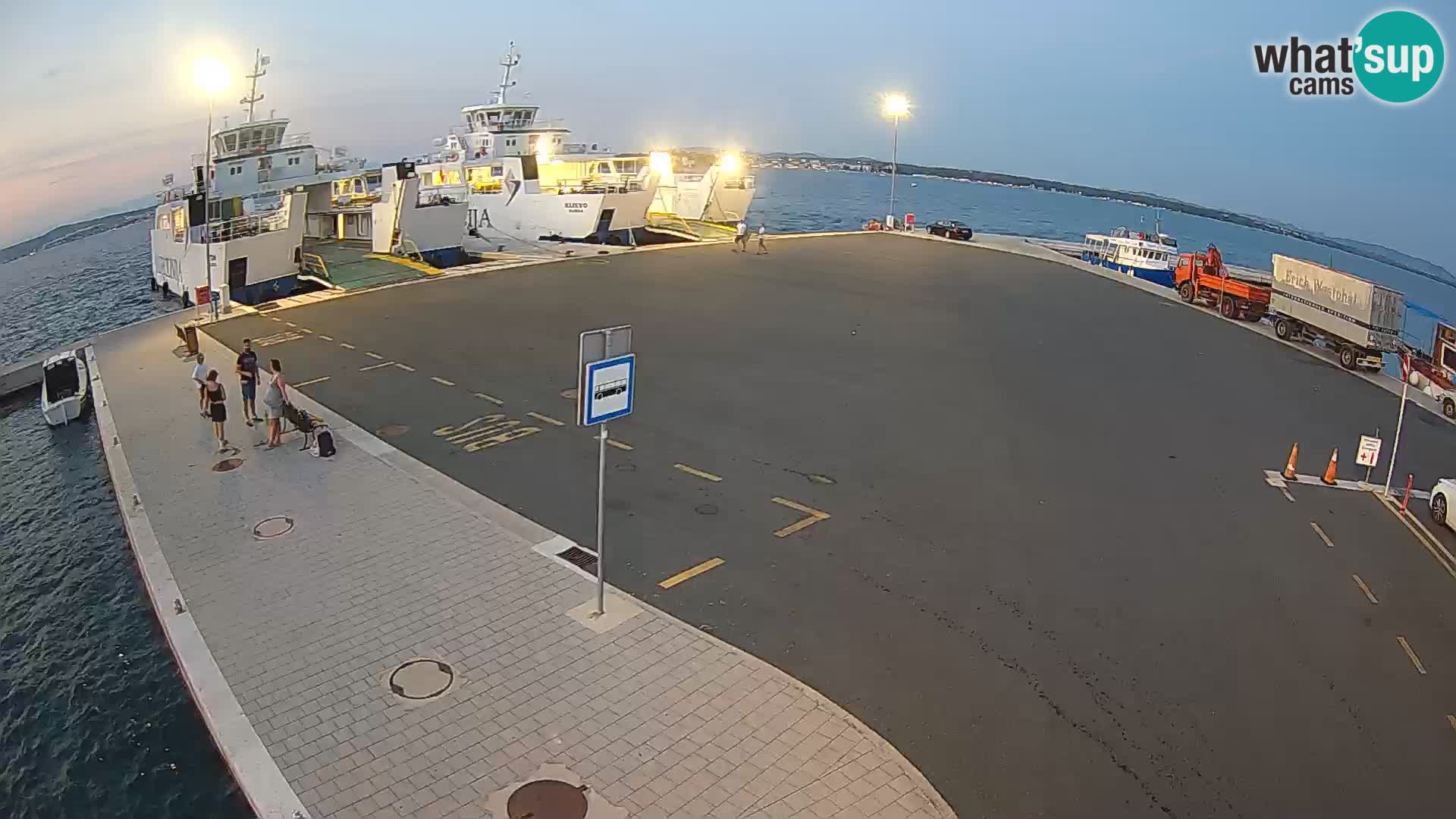 Tkon Live cam – ferry – Dalmatia – Croatia