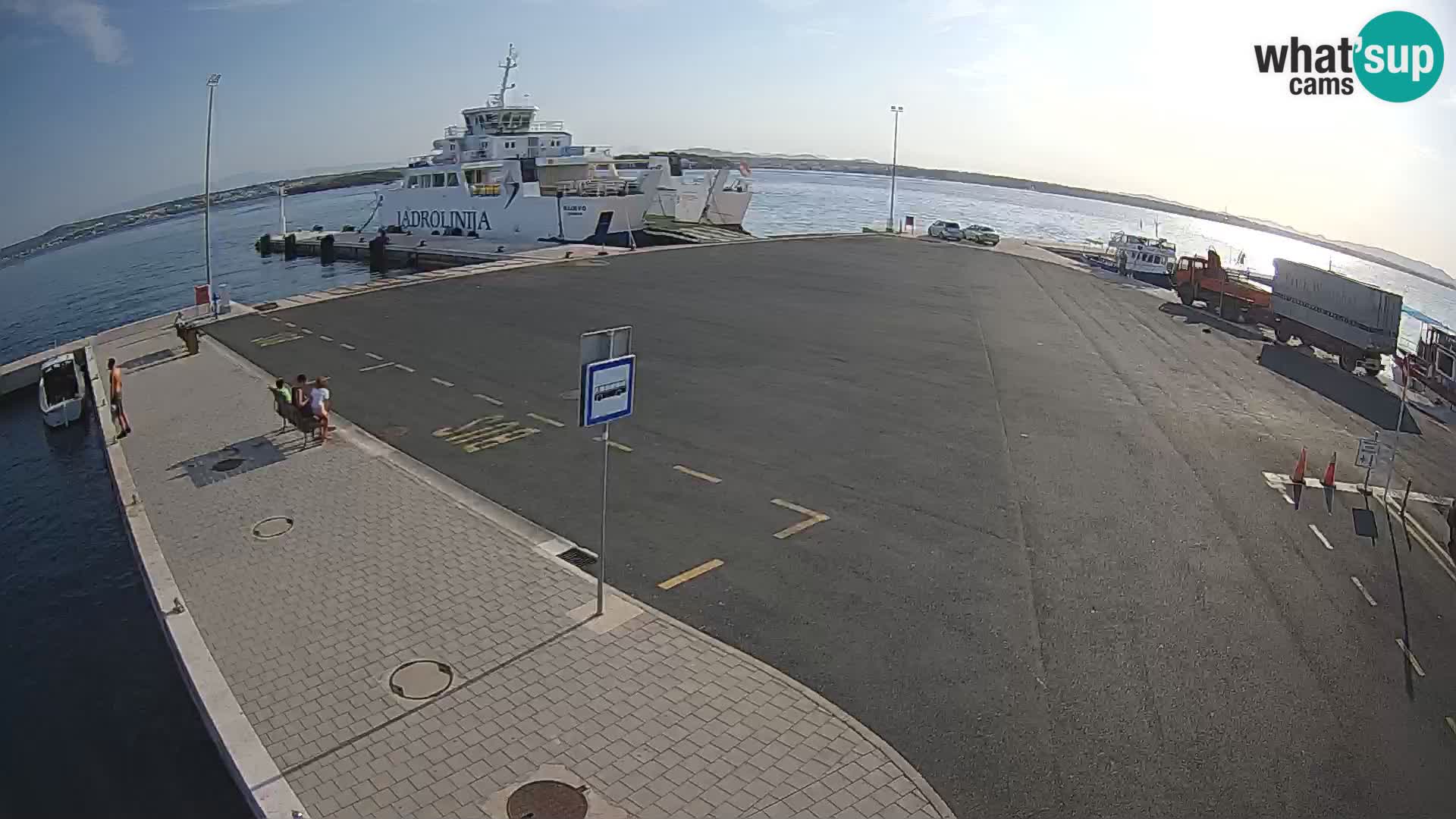 Tkon Live cam – ferry – Dalmatia – Croatia