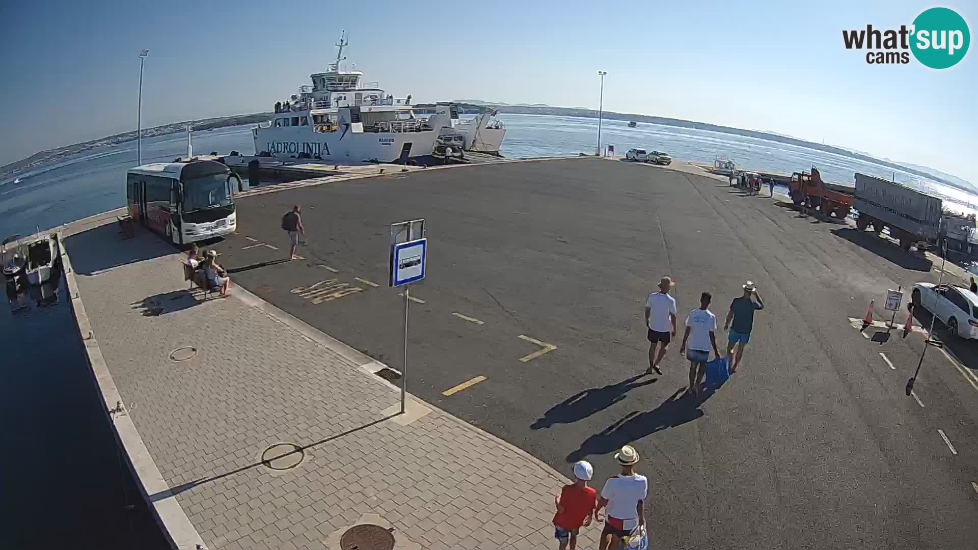 Tkon Live cam – traghetto – Dalmazia – Croazia