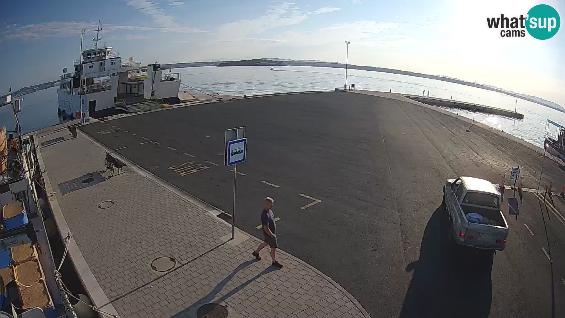 Tkon Live cam – ferry – Dalmatia – Croatia