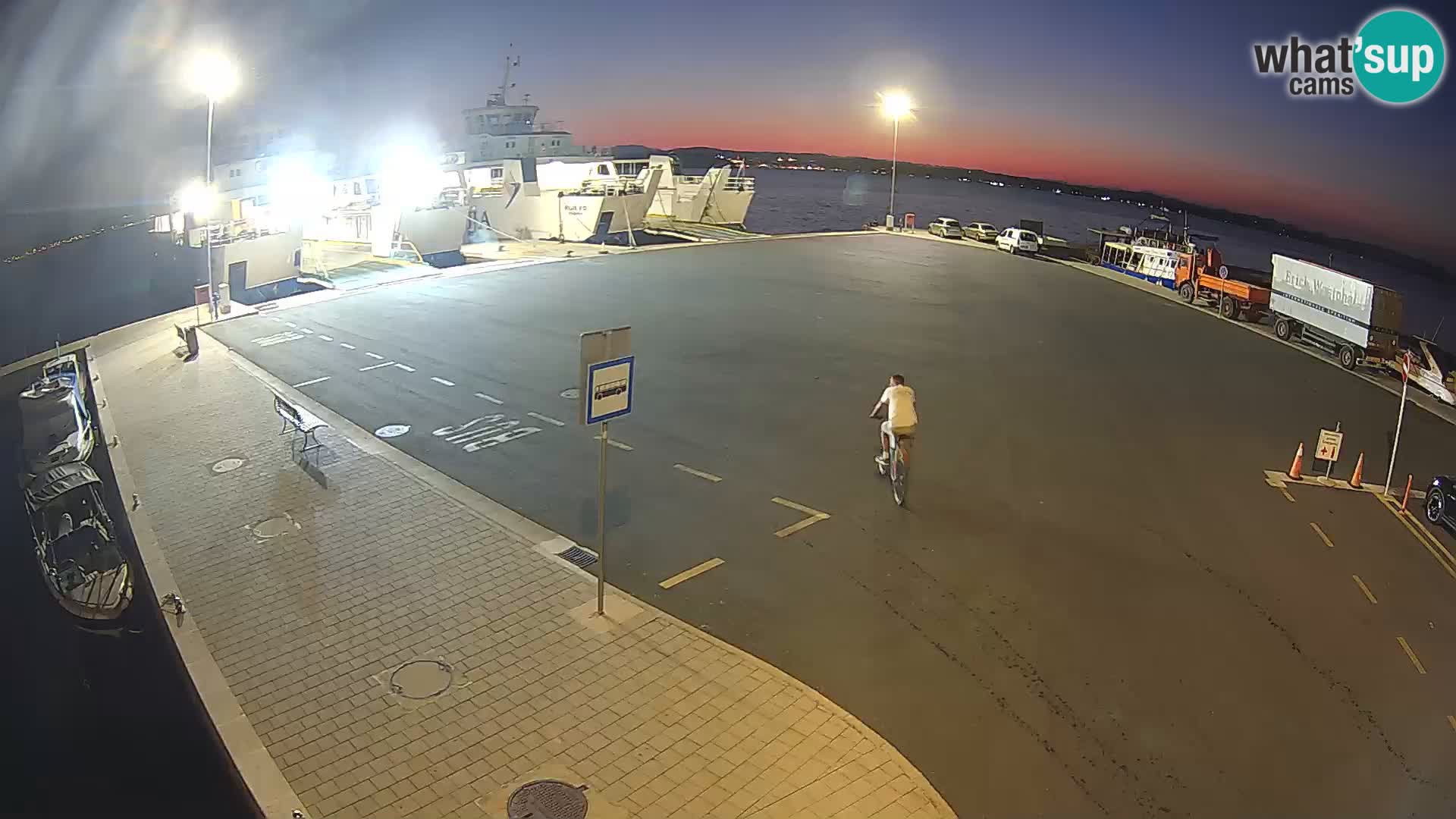 Tkon Live cam – ferry – Dalmatia – Croatia