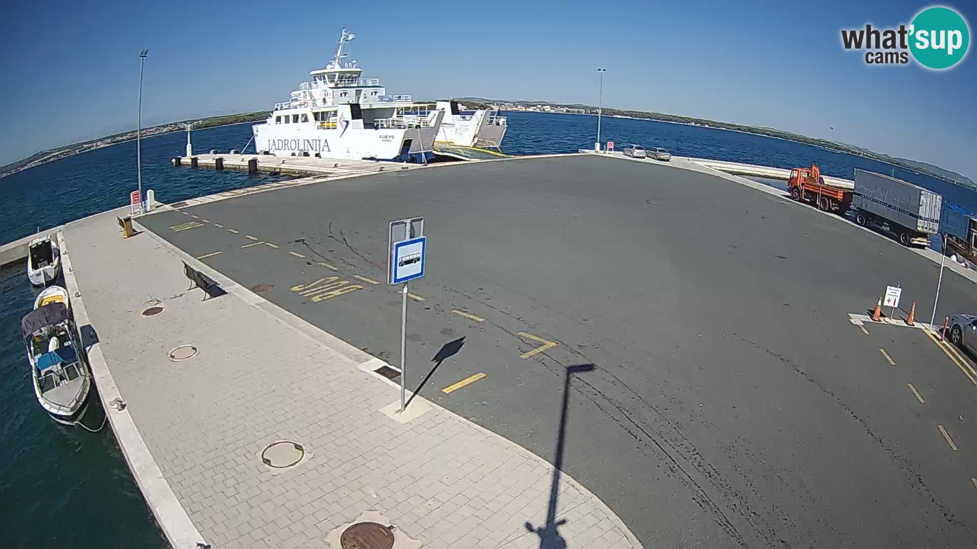 Tkon Live cam – ferry – Dalmatia – Croatia