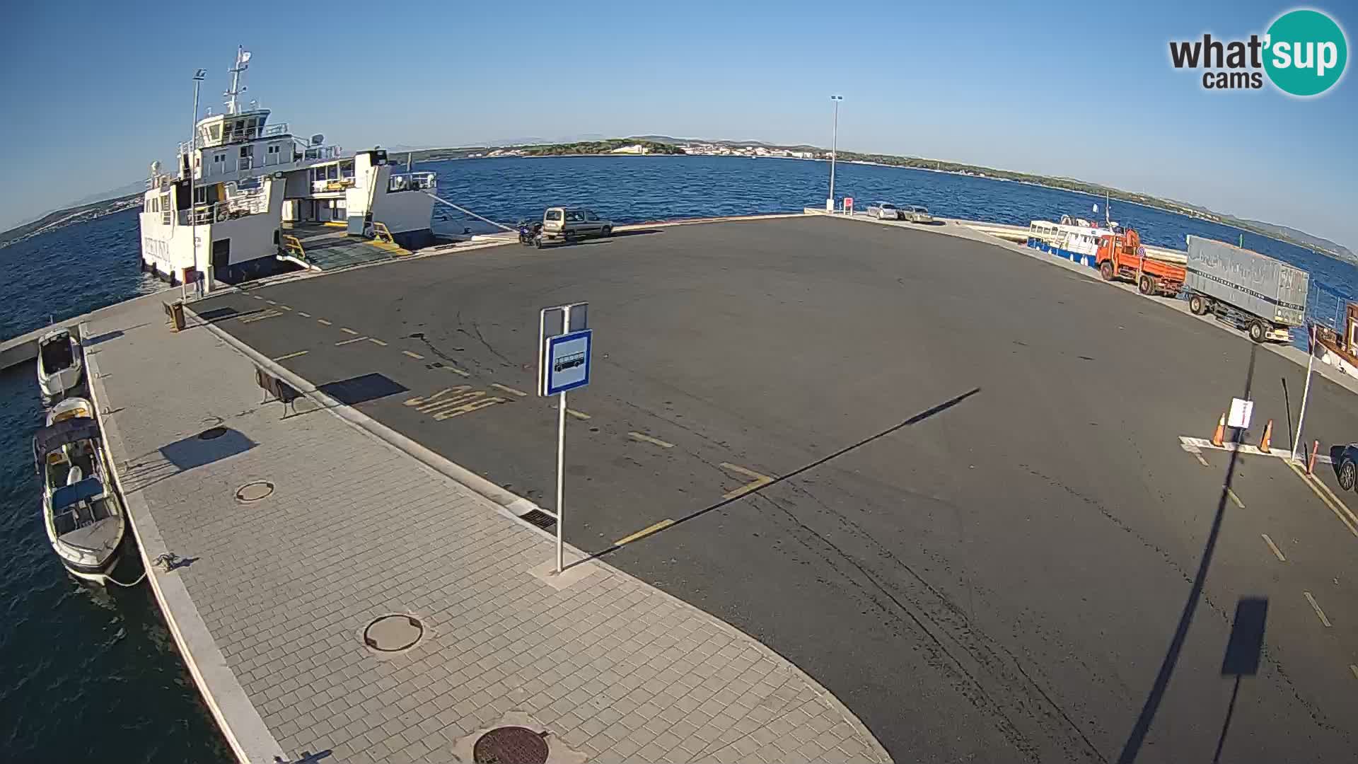 Tkon Live cam – Fähre – Dalmatien – Kroatien