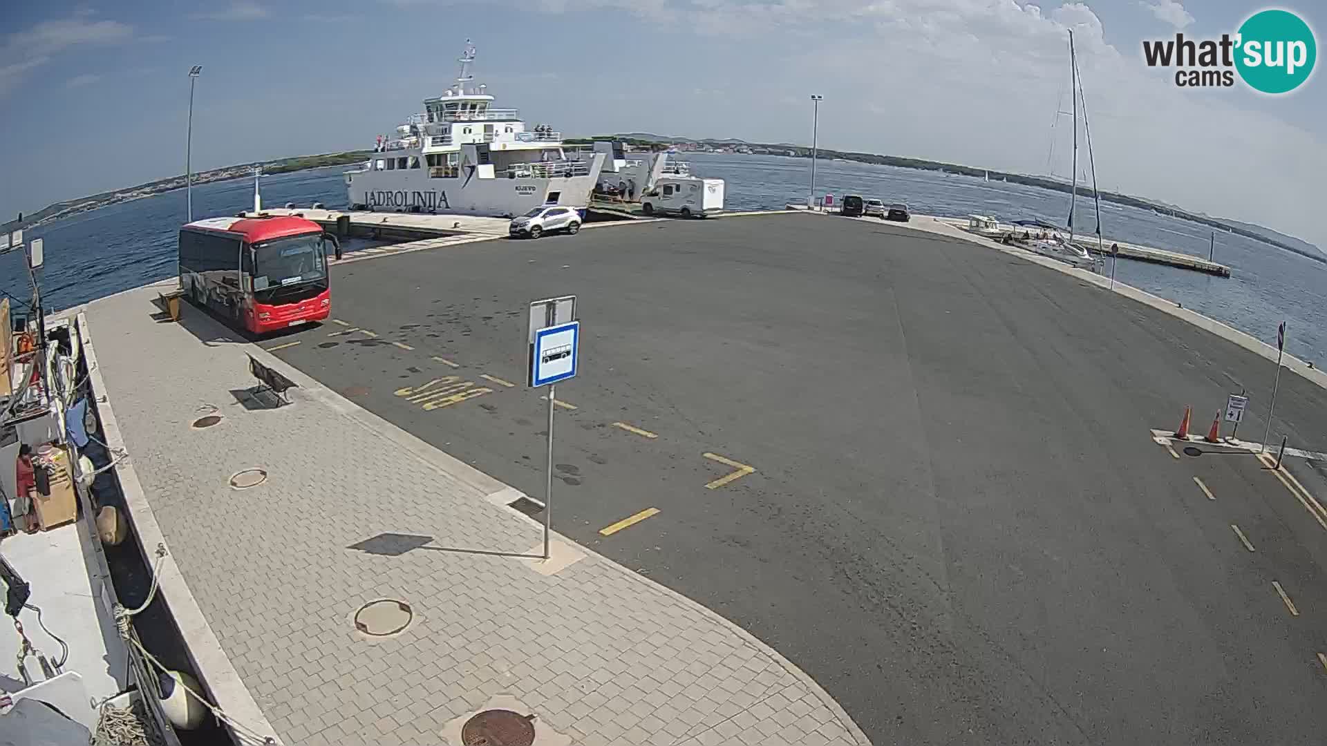 Tkon Live cam – ferry – Dalmatia – Croatia