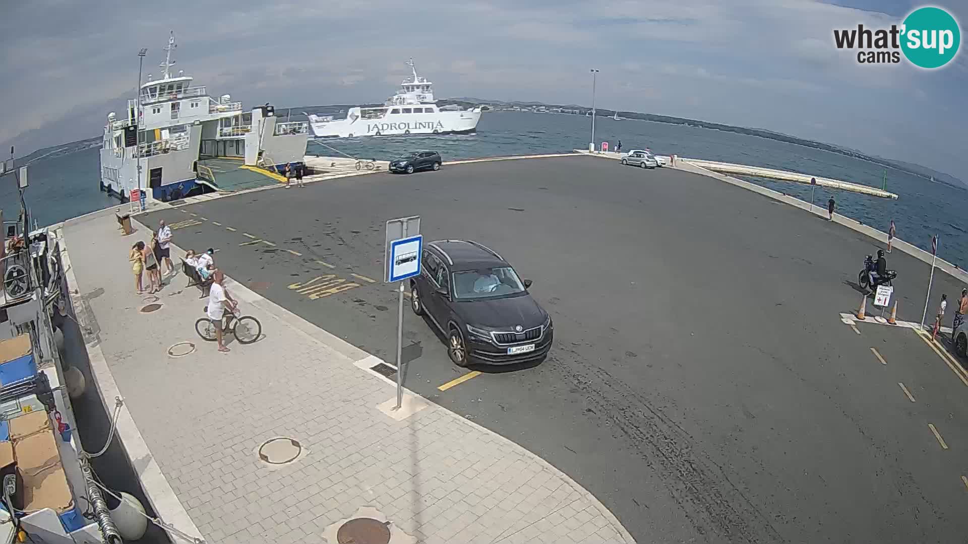 Tkon Live cam – ferry – Dalmatia – Croatia