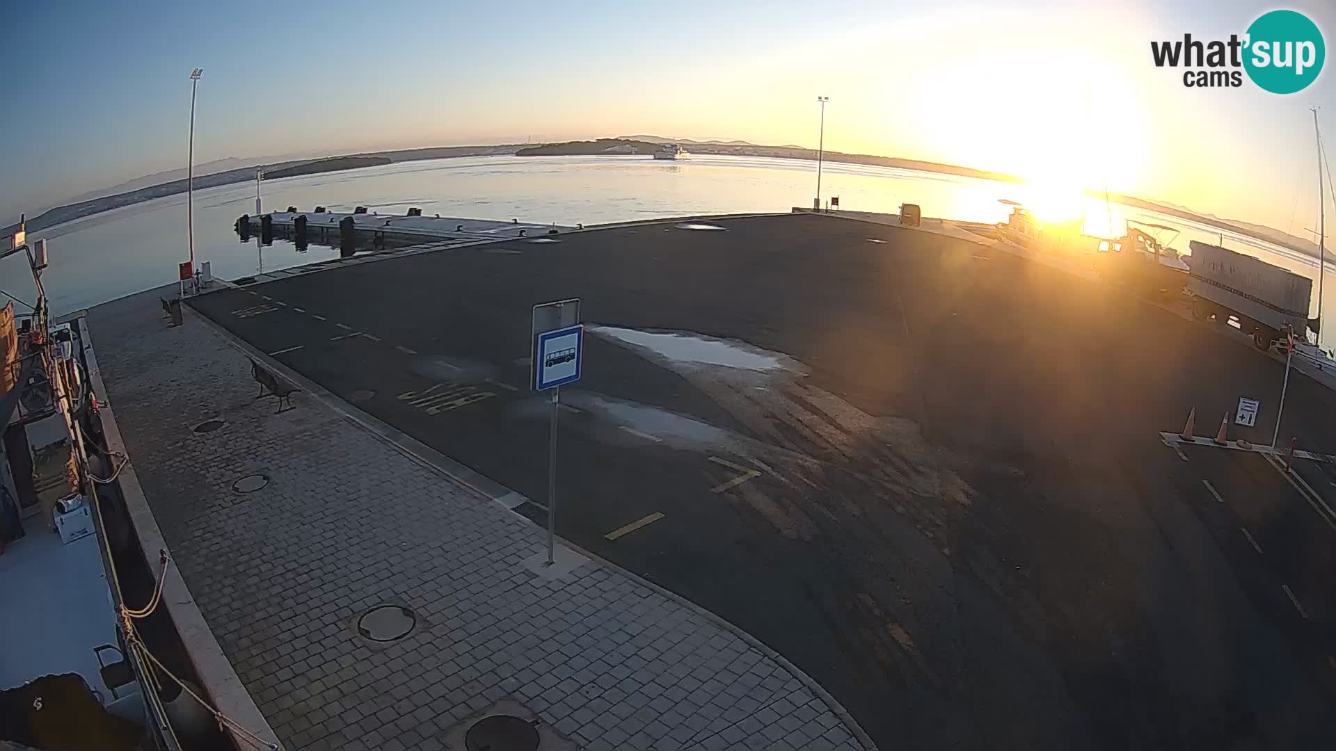 Tkon Live cam – ferry – Dalmatia – Croatia