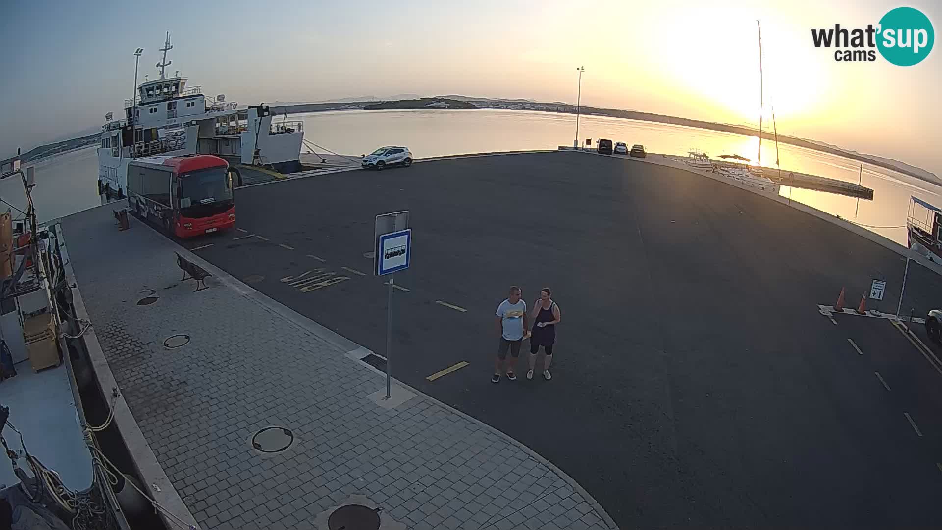 Tkon Live cam – ferry – Dalmatia – Croatia