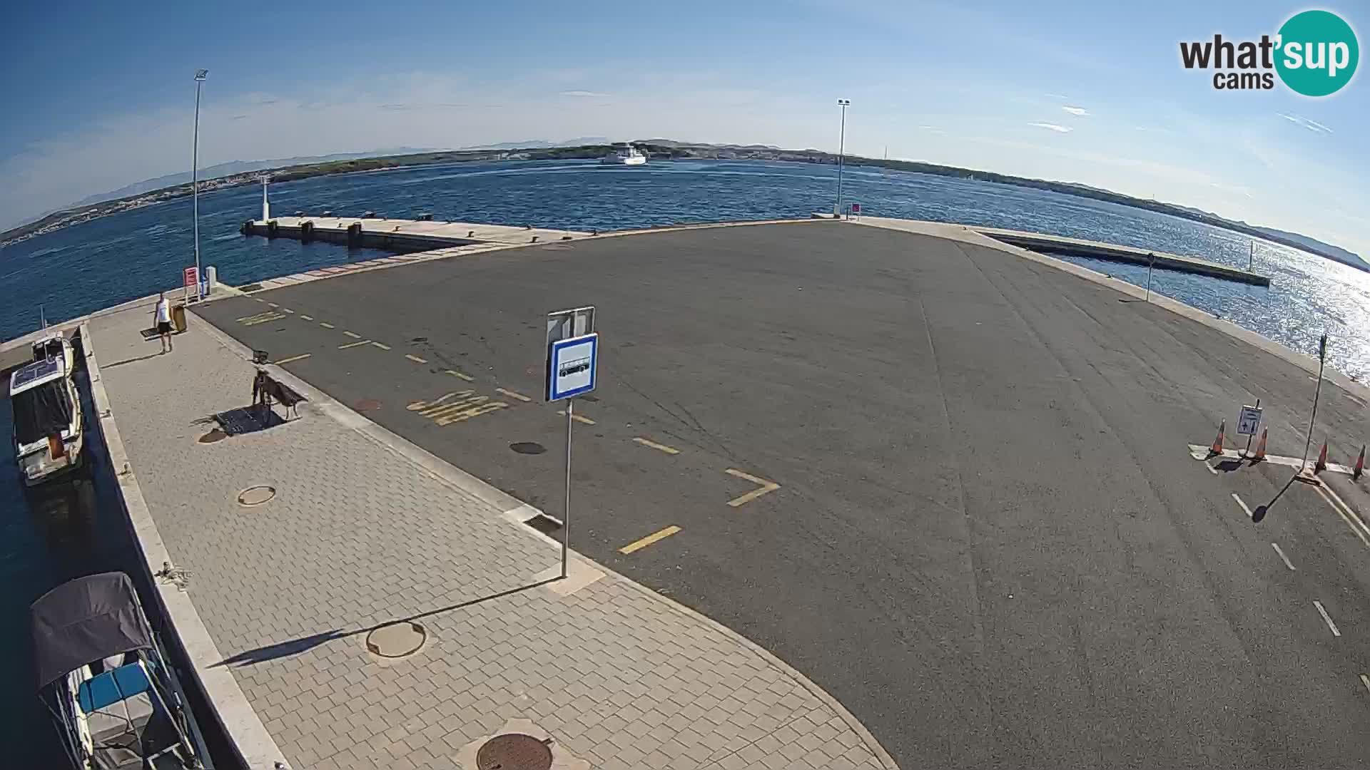 Tkon Live cam – ferry – Dalmatia – Croatia