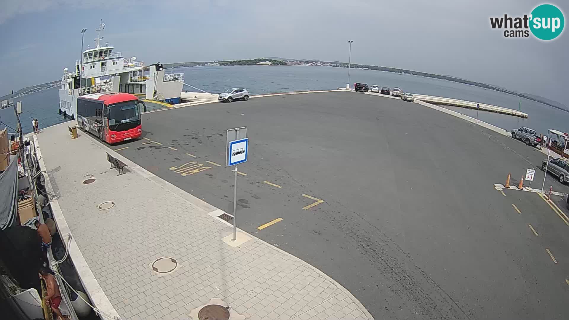 Tkon Live cam – ferry – Dalmatie – Croatie