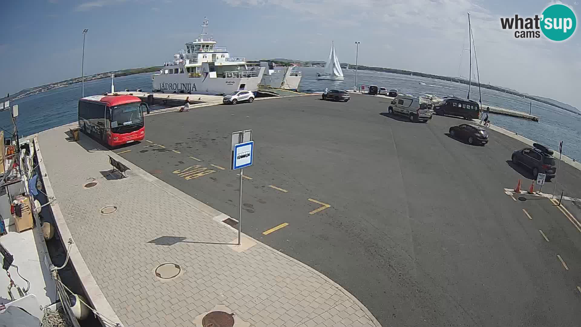 Tkon Live cam – ferry – Dalmatia – Croatia