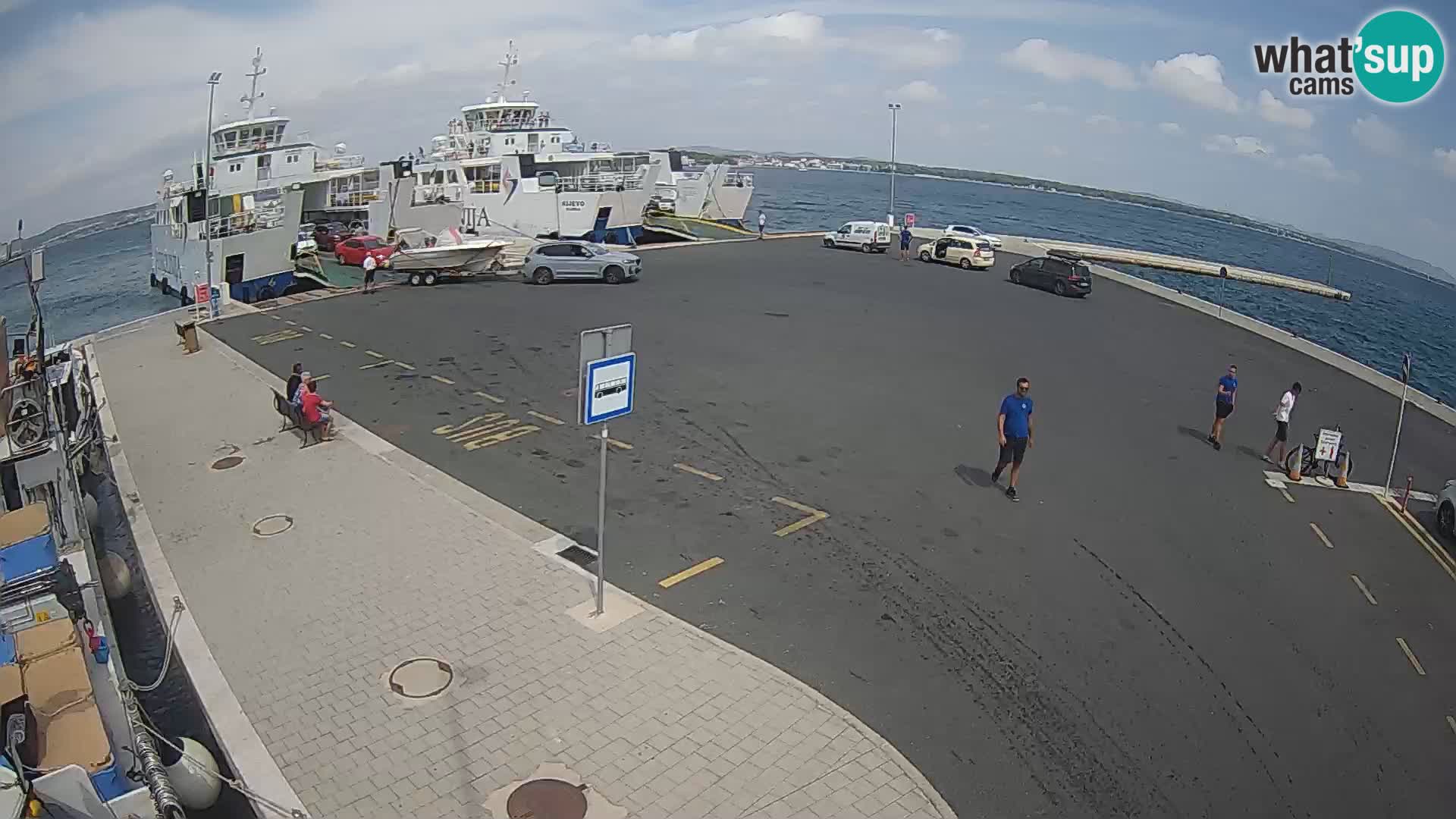 Tkon Live cam – ferry – Dalmatia – Croatia