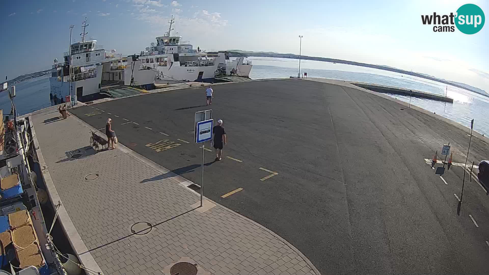 Tkon Live cam – ferry – Dalmatia – Croatia