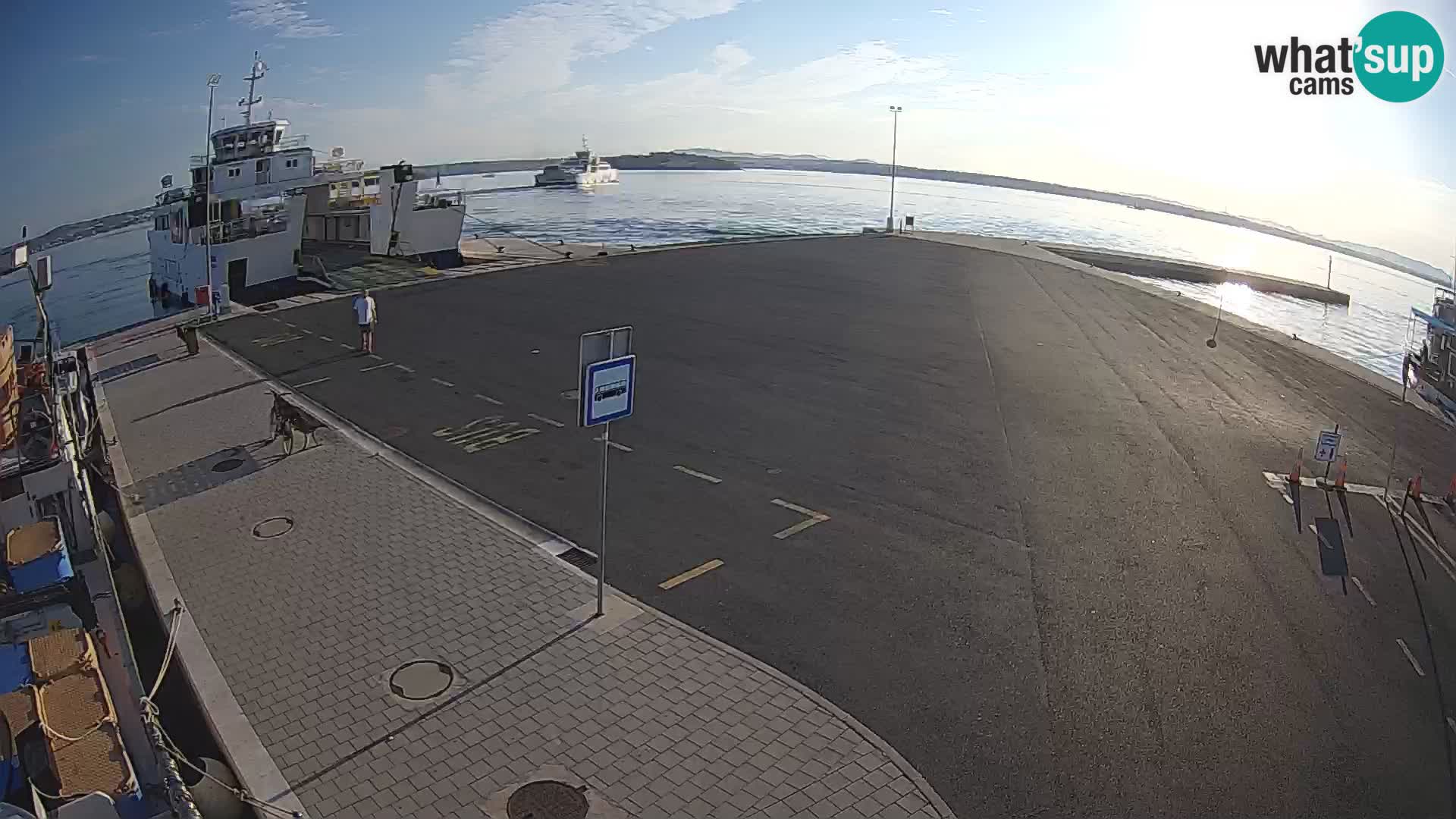 Tkon Live cam – ferry – Dalmatia – Croatia