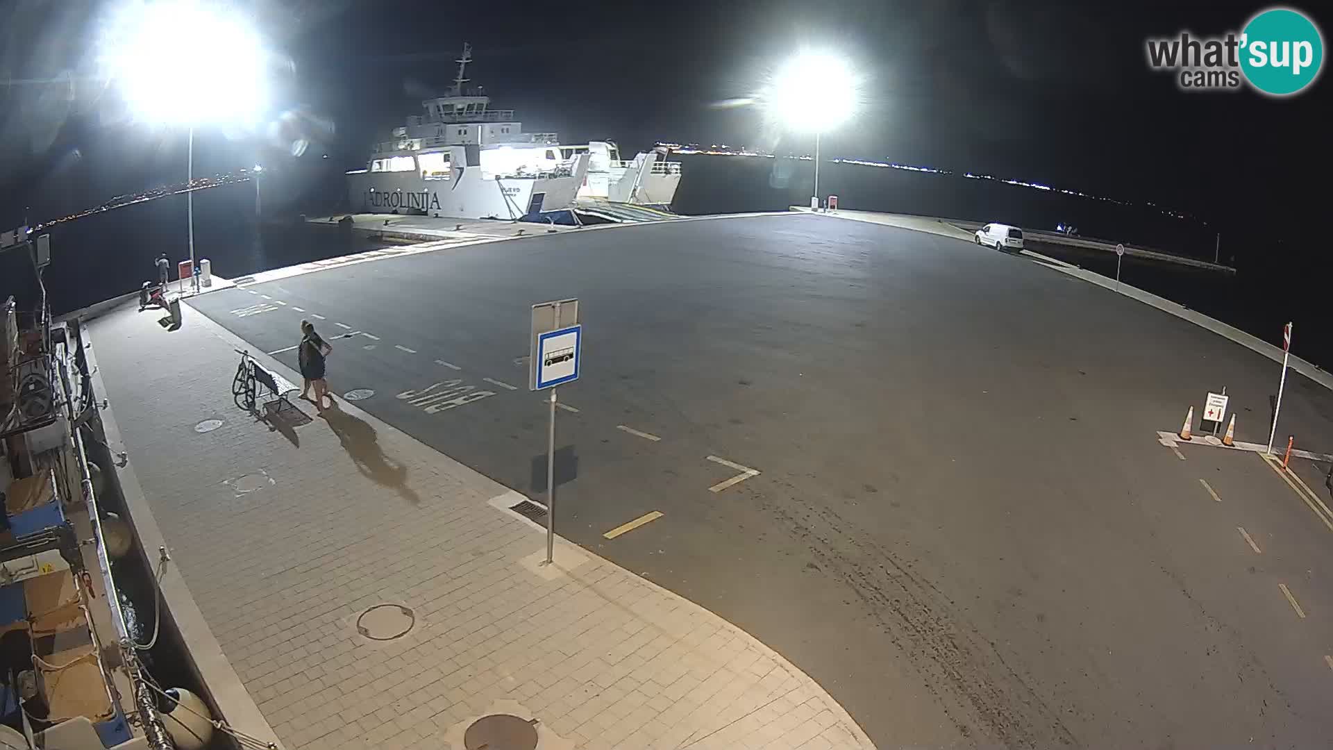 Tkon Live cam – ferry – Dalmatie – Croatie