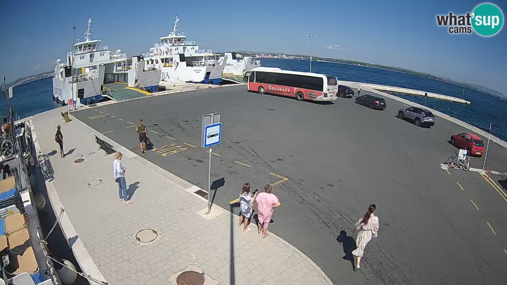 Tkon Live cam – ferry – Dalmatia – Croatia