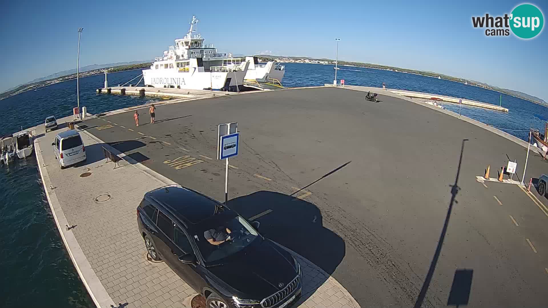 Tkon Live cam – ferry – Dalmatia – Croatia