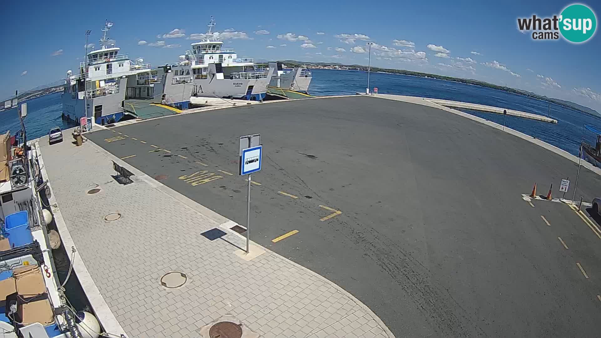 Tkon Live cam – ferry – Dalmatia – Croatia