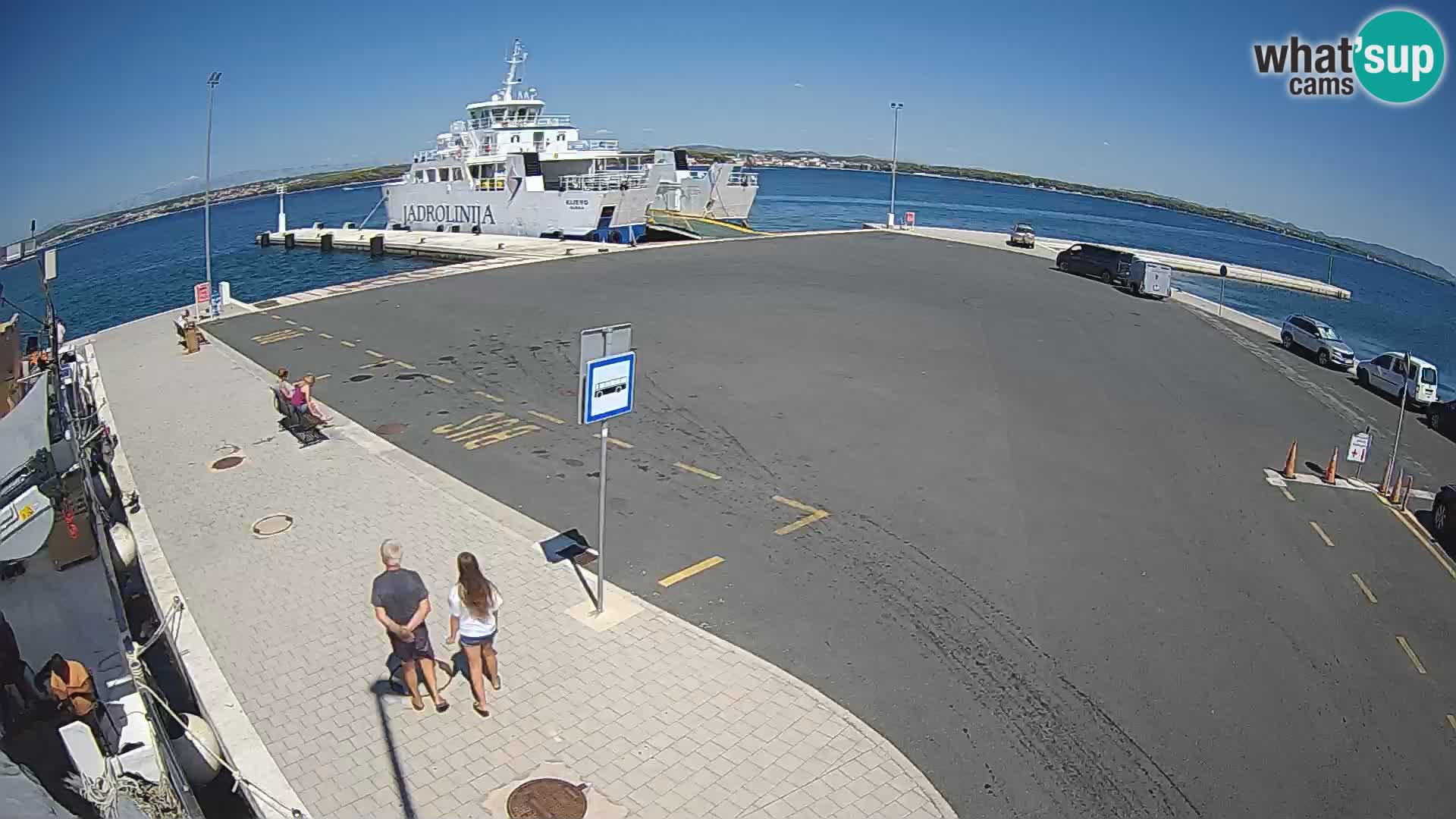 Tkon Live cam – ferry – Dalmatia – Croatia